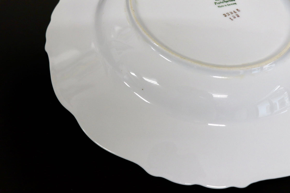 GMJH332C○ヴィンテージ Edelstein Bavaria エーデルシュタイン Maria-Theresia セピアローズ スープボウル 深皿 24cm 3枚セット ドイツ製