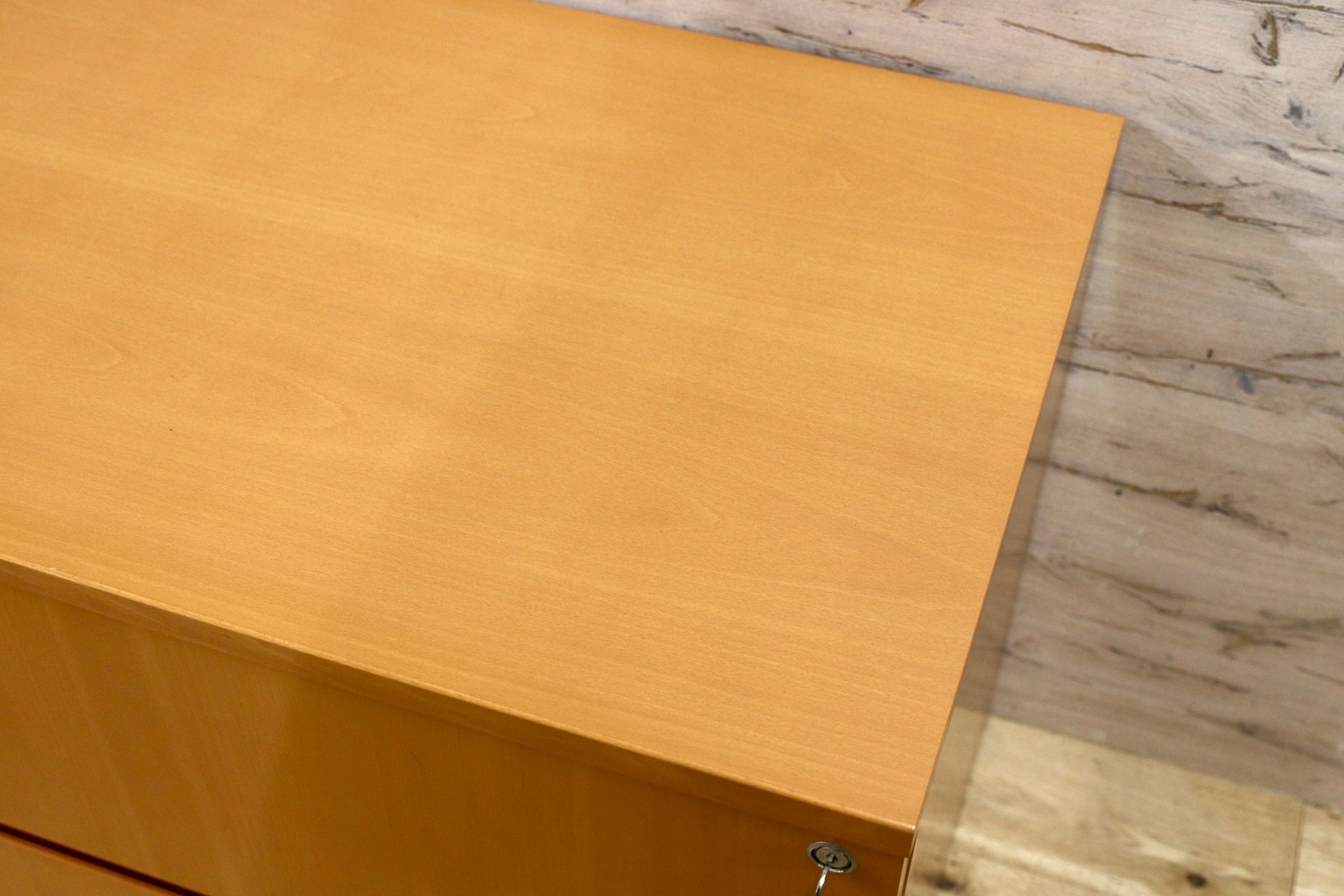 GMJH225D○Herman Miller / ハーマンミラー TSC-F-3-D ビーチ デスクキャビネット ラテラルファイル 二段引き出し オフィス ヴィンテージ