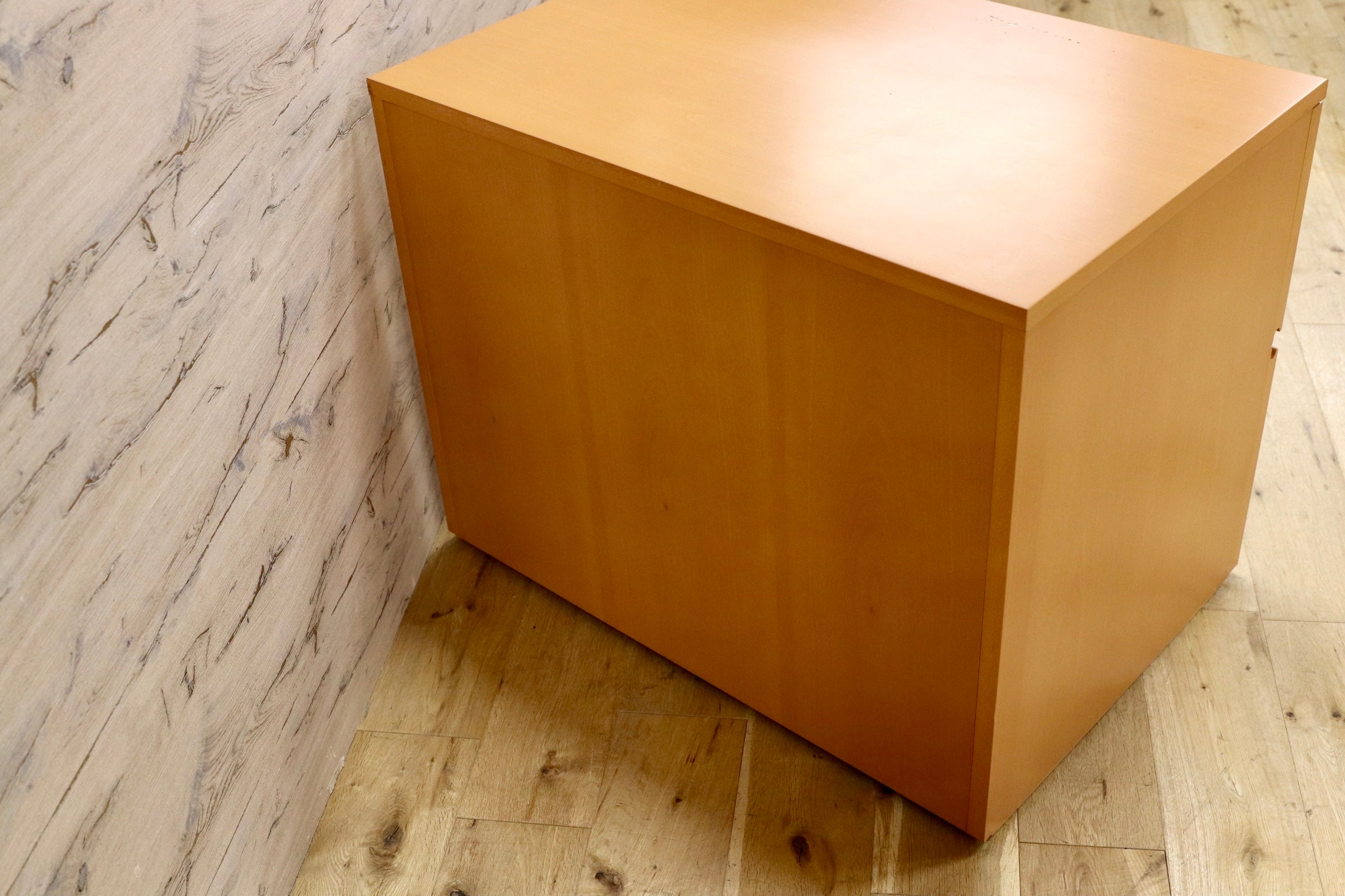GMJH225D○Herman Miller / ハーマンミラー TSC-F-3-D ビーチ デスクキャビネット ラテラルファイル 二段引き出し オフィス ヴィンテージ