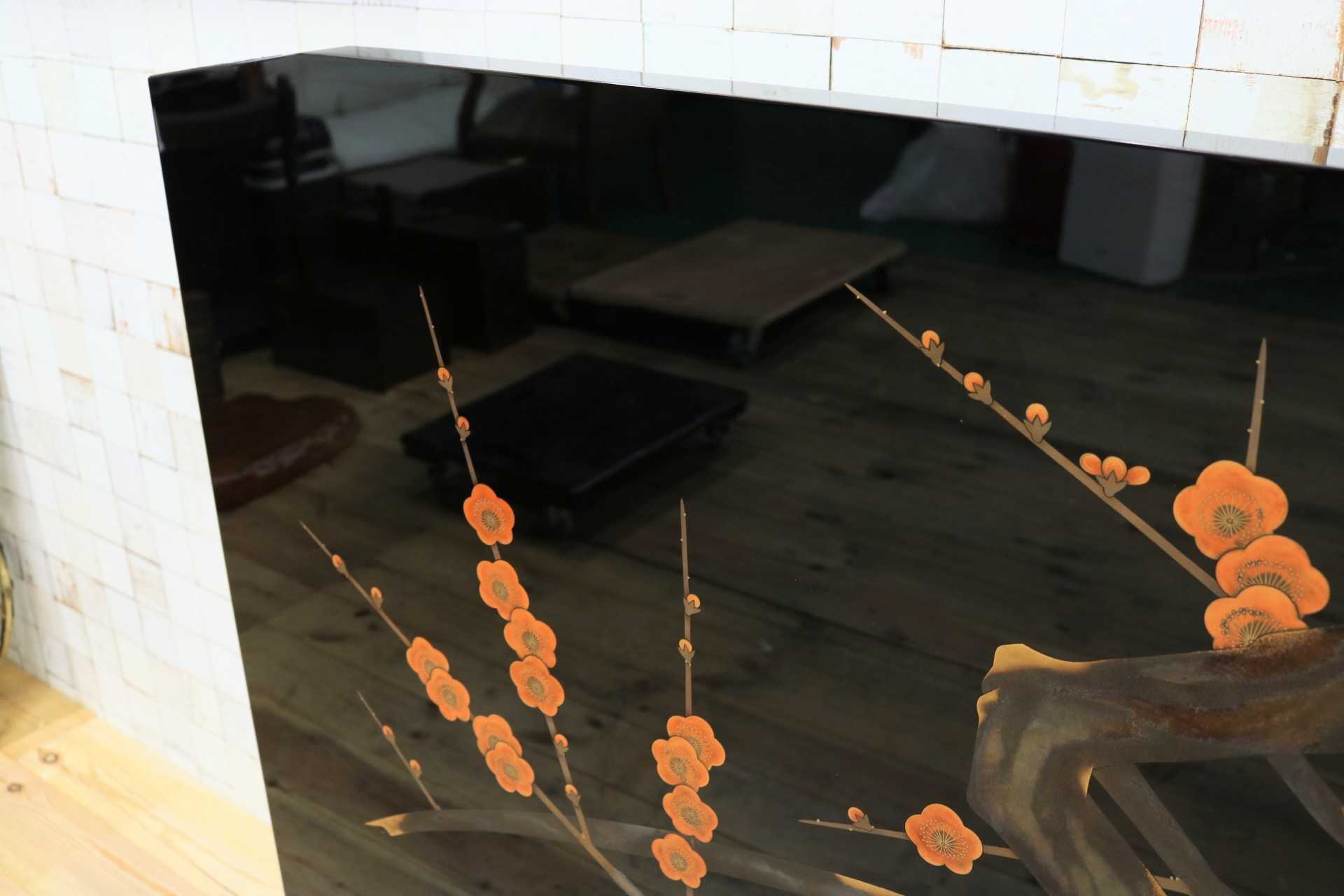 GMHH26○衝立 パーテーション オブジェ 飾り板 仕切り板 間仕切り 和家具 和モダン 和室 座敷 古民家 レトロ