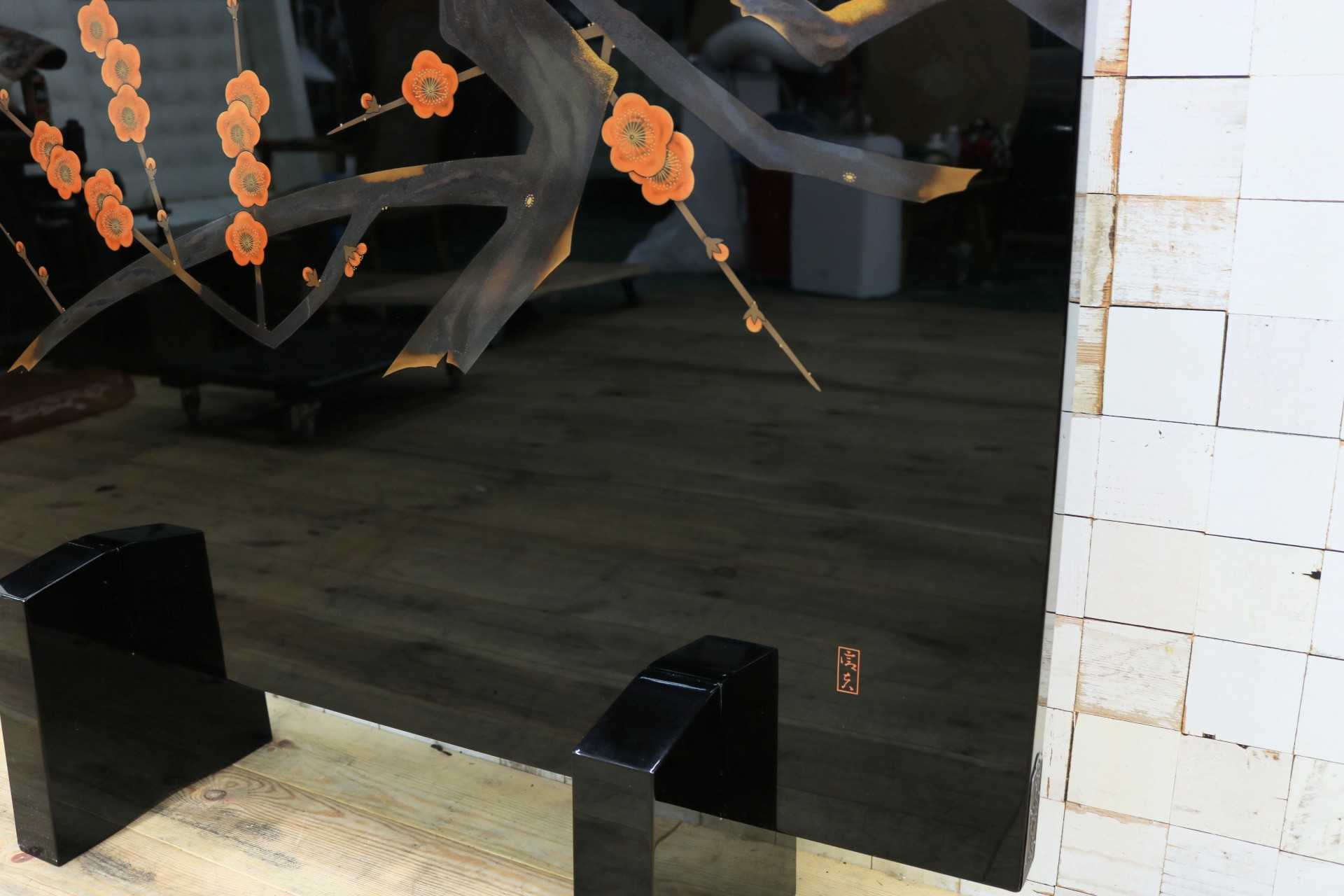 GMHH26○衝立 パーテーション オブジェ 飾り板 仕切り板 間仕切り 和家具 和モダン 和室 座敷 古民家 レトロ