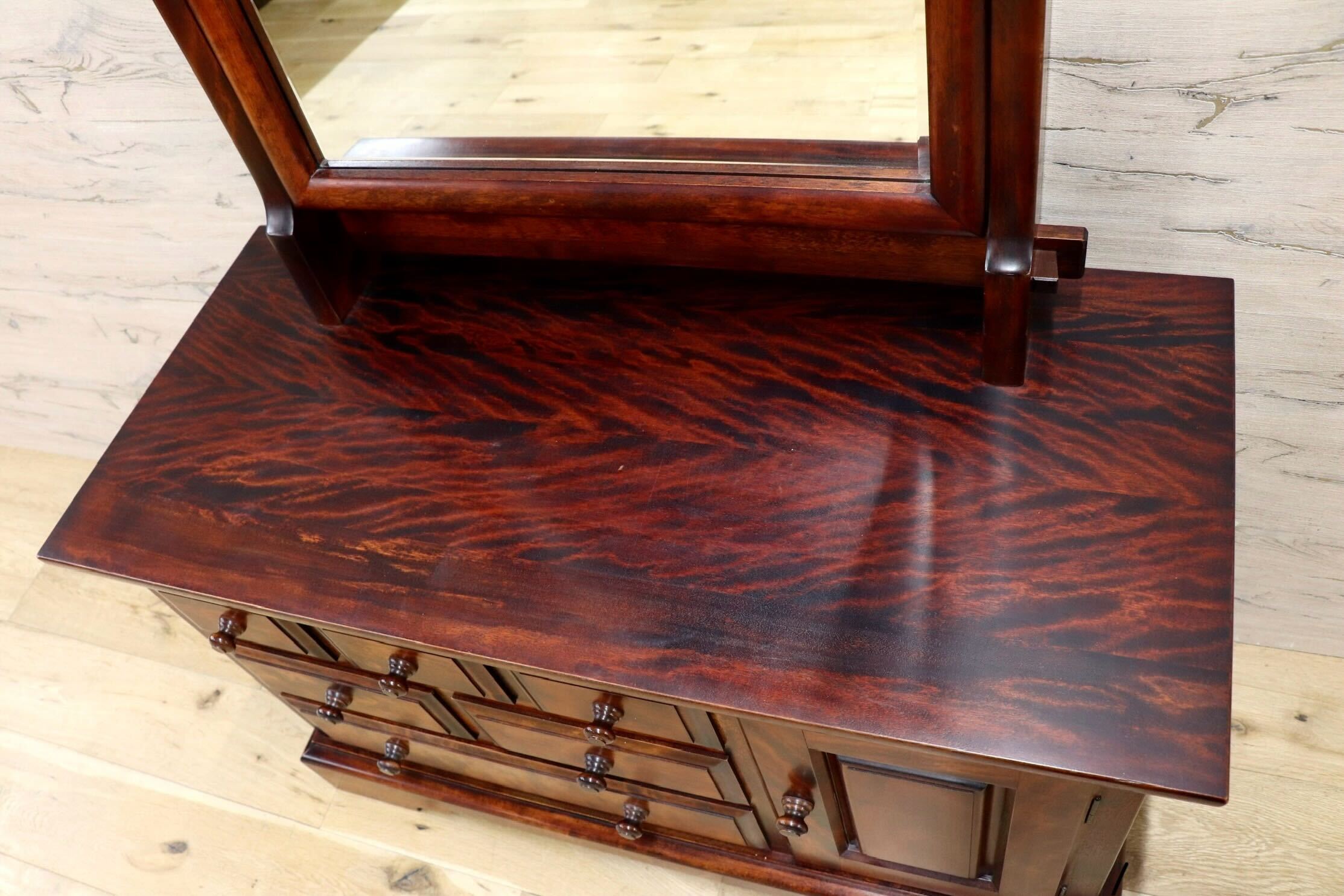 GMIK924A○九州民芸家具 鏡台 ドレッサー 天然木 伝統工芸 和家具 検)松本民芸家具 北海道民芸家具