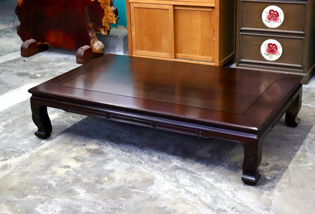 GMJH377A○karimoku / カリモク 座卓 ローテーブル センターテーブル 紫檀 漆塗り 和家具 座敷机 和室 座敷 古民家 ヴィンテージ 国産家具