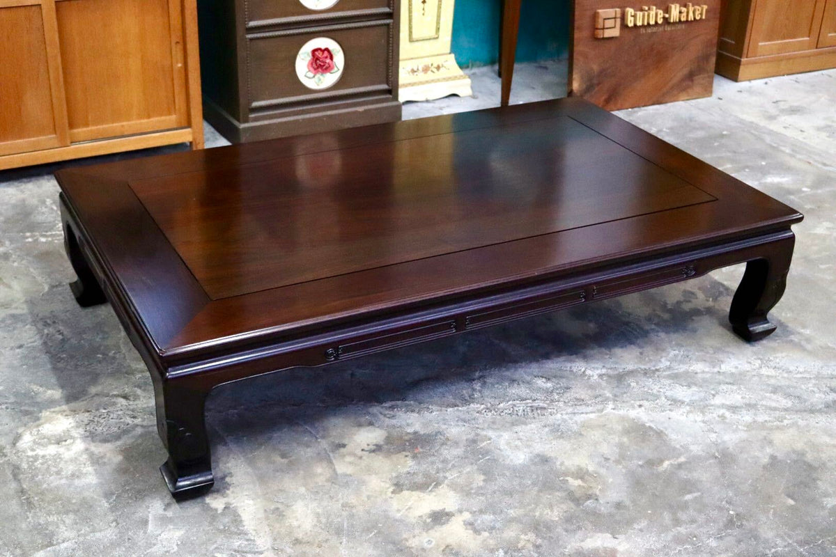 GMJH377A○karimoku / カリモク 座卓 ローテーブル センターテーブル 紫檀 漆塗り 和家具 座敷机 和室 座敷 古民家 ヴィンテージ 国産家具