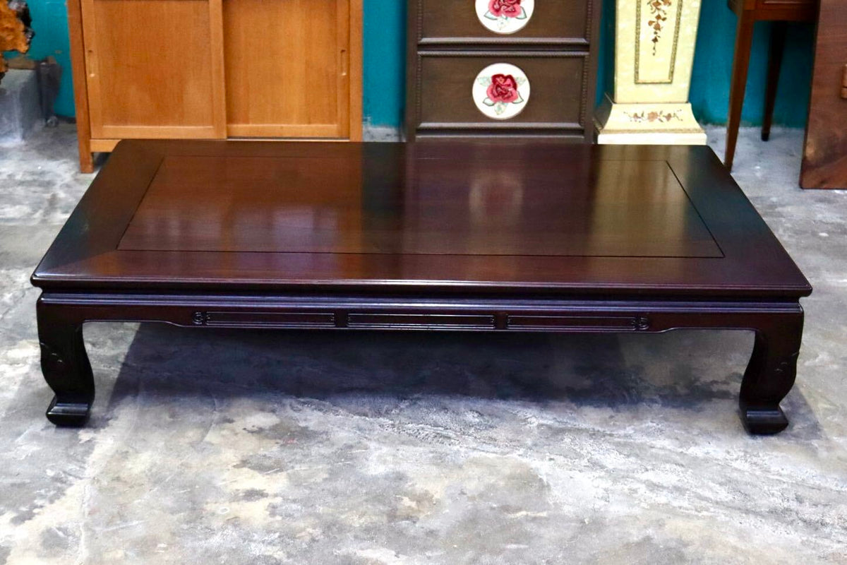 GMJH377A○karimoku / カリモク 座卓 ローテーブル センターテーブル 紫檀 漆塗り 和家具 座敷机 和室 座敷 古民家 ヴィンテージ 国産家具