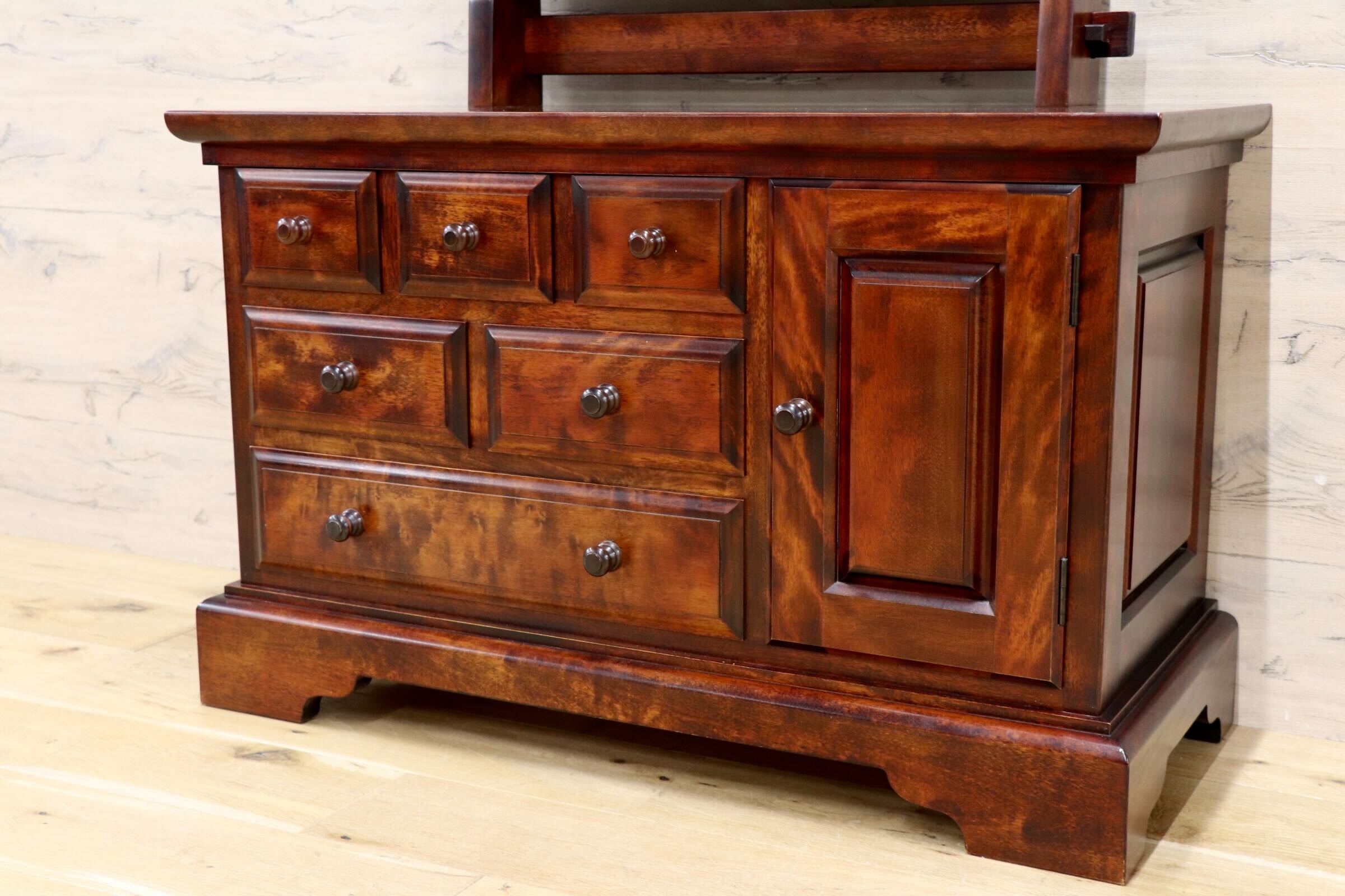 GMIK924A○九州民芸家具 鏡台 ドレッサー 天然木 伝統工芸 和家具 検)松本民芸家具 北海道民芸家具