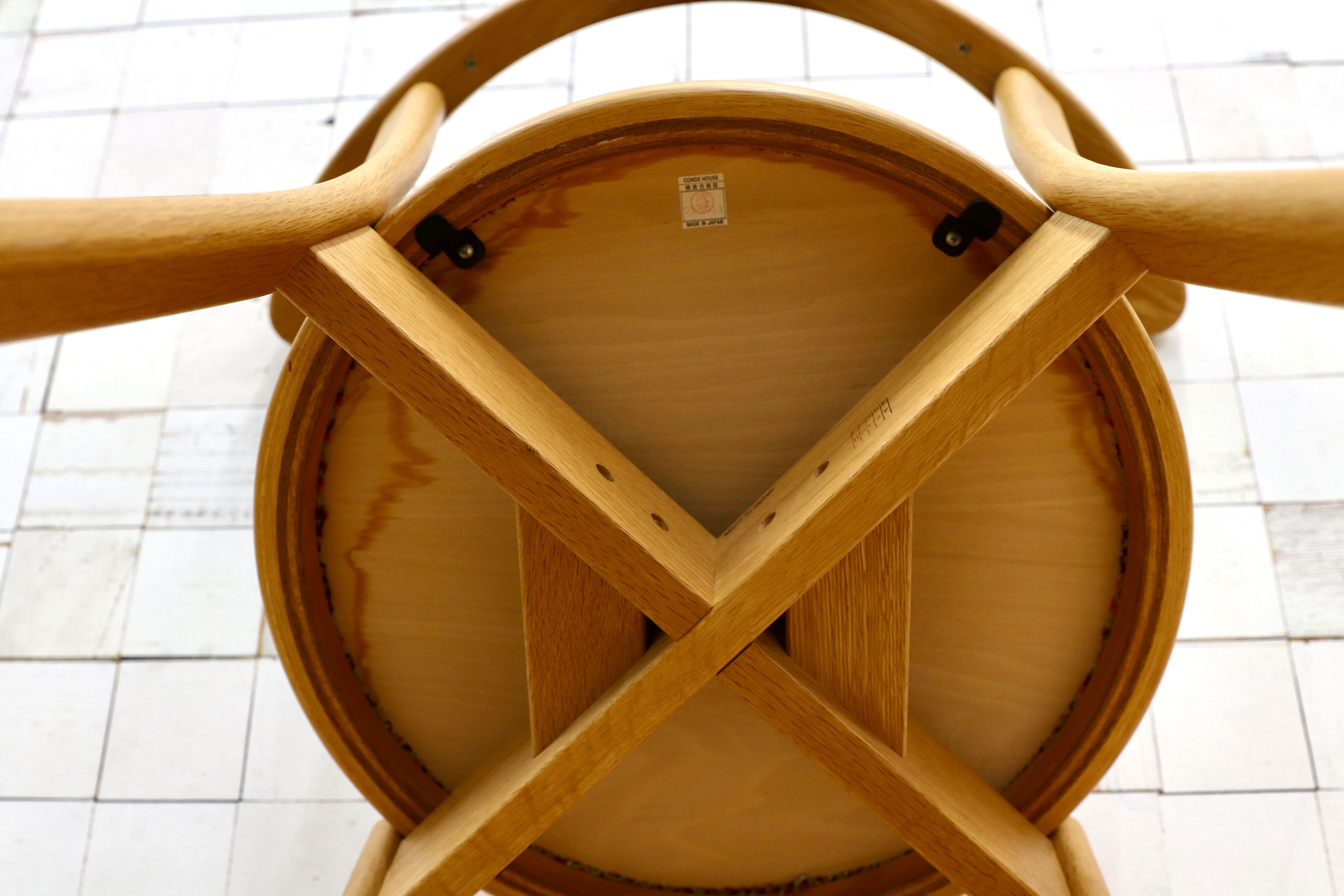 GMIS544A○CONDE HOUSE / カンディハウス ルントオム チェア ダイニングチェア 椅子 オーク材 北海道旭川 スチウレ・エング