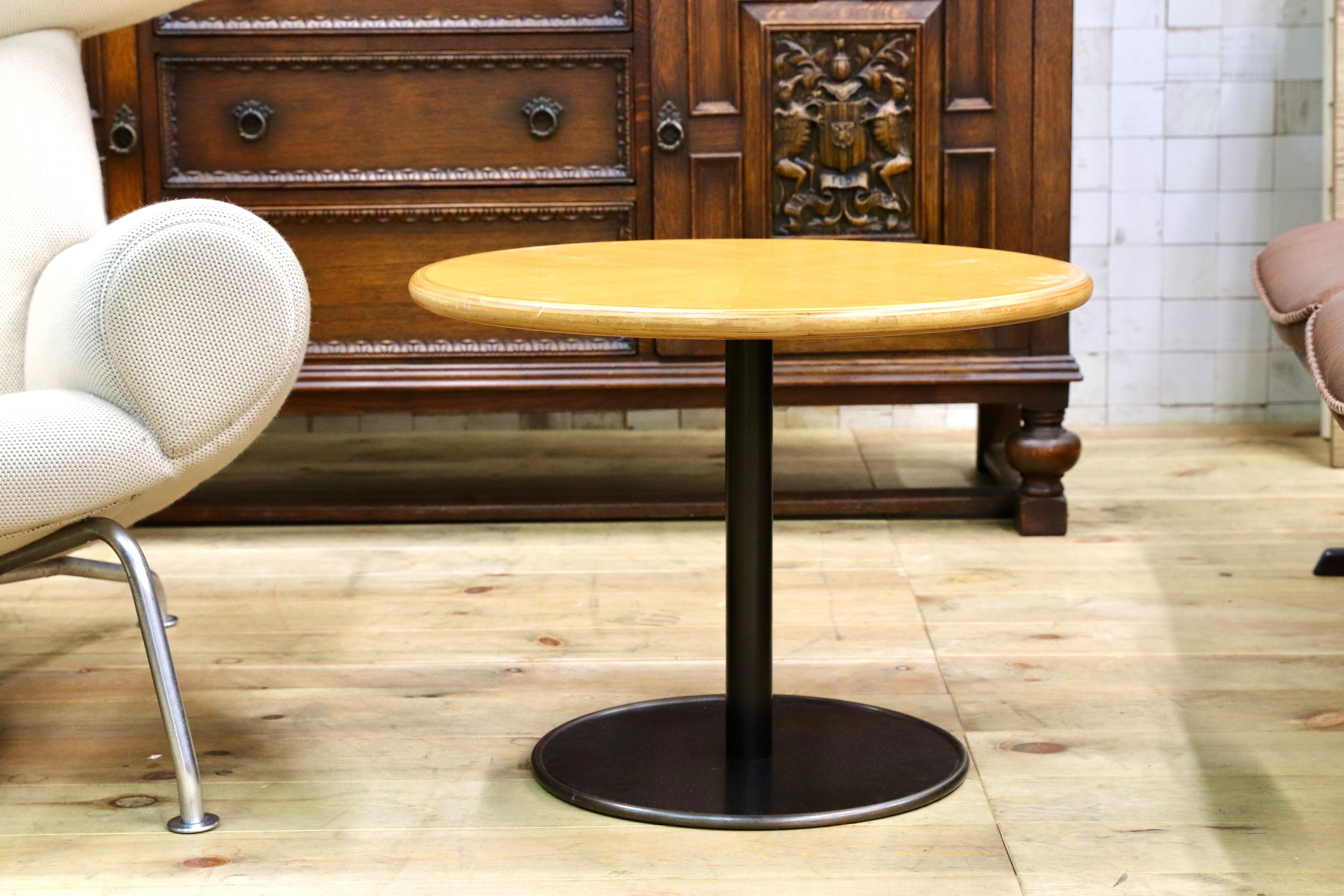 栃の木sidetable オットサイドテーブルφ90×32 ｜ ニチエス NICHIESU | ガーデン