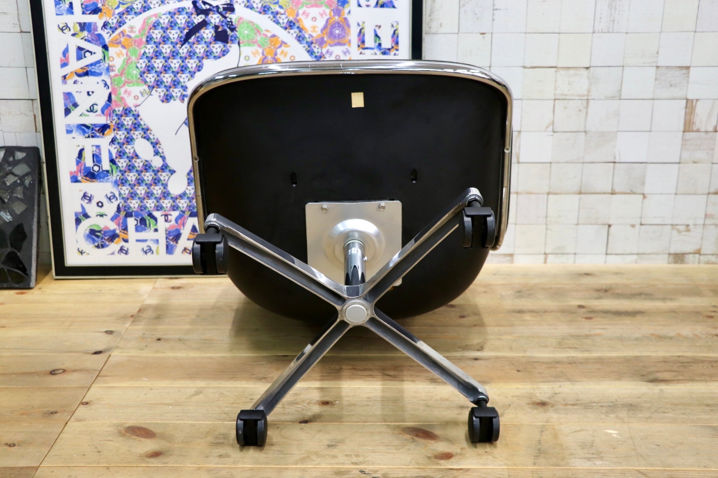 GMJK174G〇Pollock / ポロックチェア ヴィンテージ デスクチェア モスグリーン ミッドセンチュリー デザイナーズ KOKUYOリペア 名作椅子