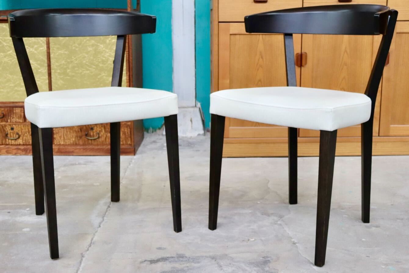 GMIK247C○karimoku / カリモク ダイニングチェア 椅子 食卓椅子 マニエラ 合皮 シンプル モダン 国産家具 2脚セット