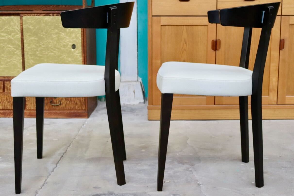 GMIK247C○karimoku / カリモク ダイニングチェア 椅子 食卓椅子 マニエラ 合皮 シンプル モダン 国産家具 2脚セット