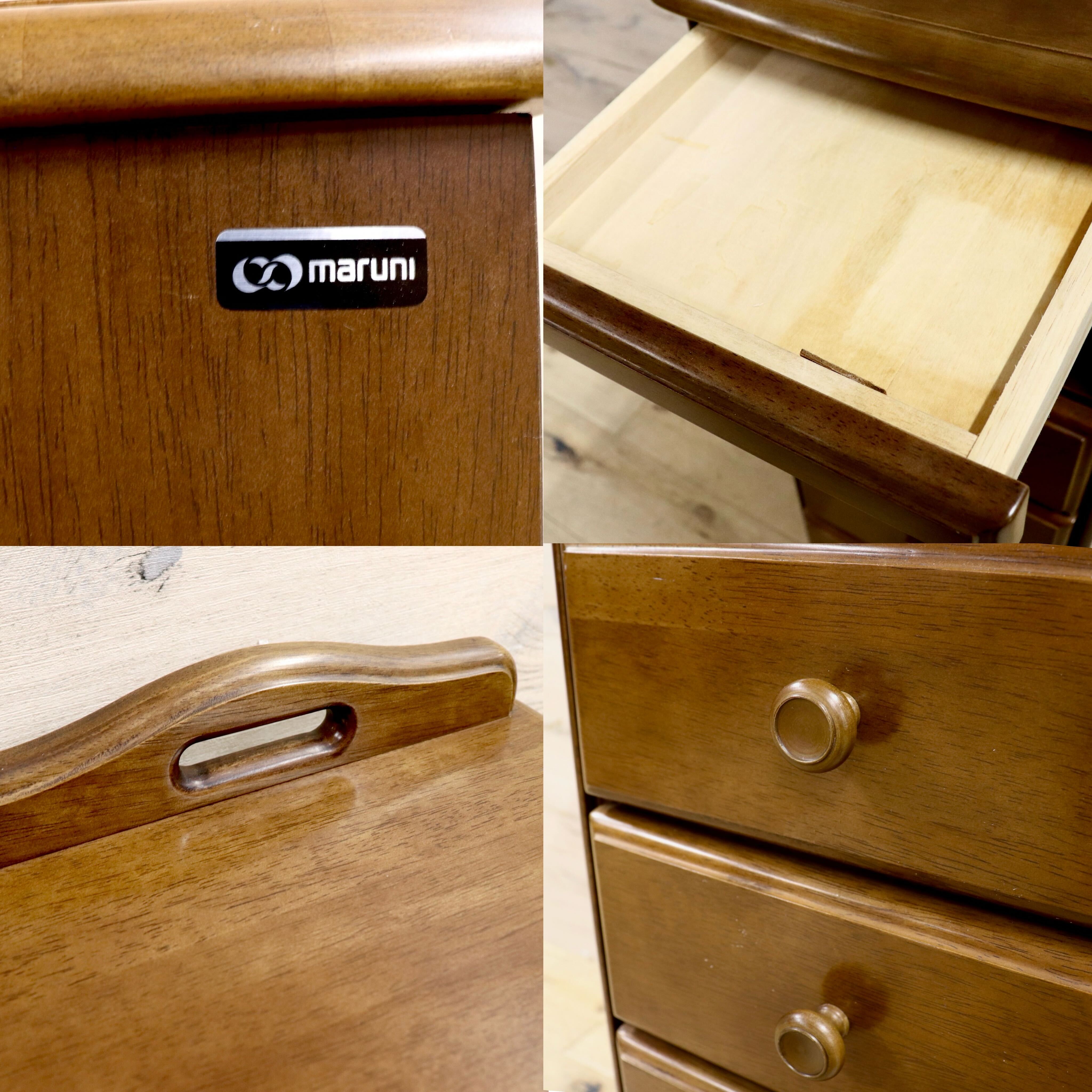 GMIK620A○maruni / マルニ 電話台 FAX台 飾り台 花台 小物収納 オーク材 シンプル モダン