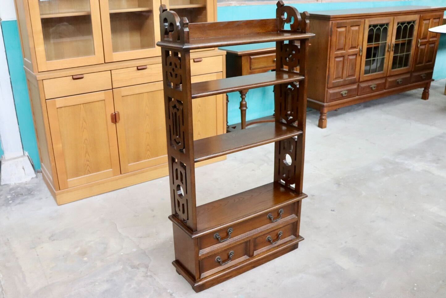 オリエンタル　飾り棚 オリエンタル飾り棚