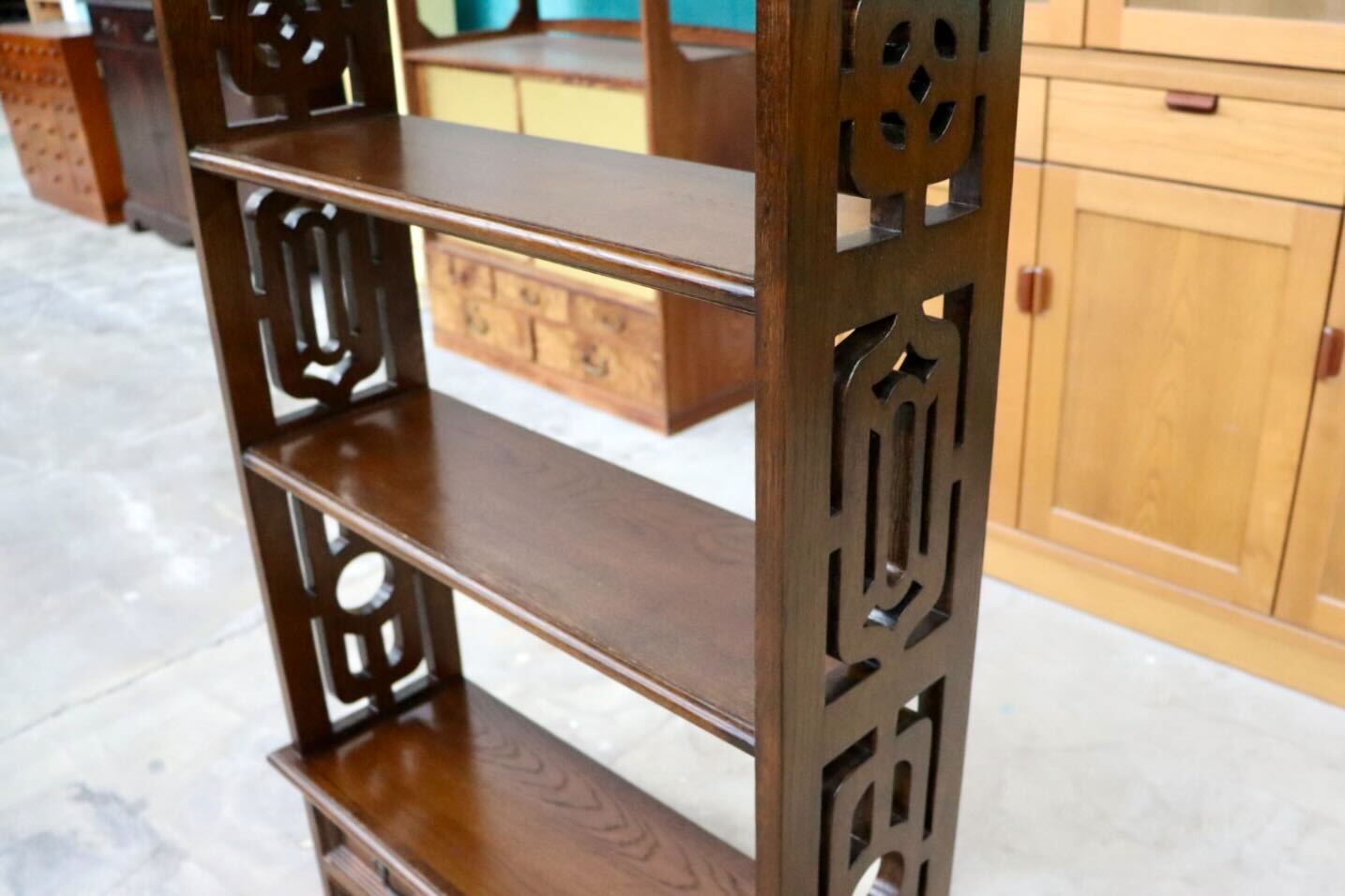 オリエンタル　飾り棚 オリエンタル飾り棚