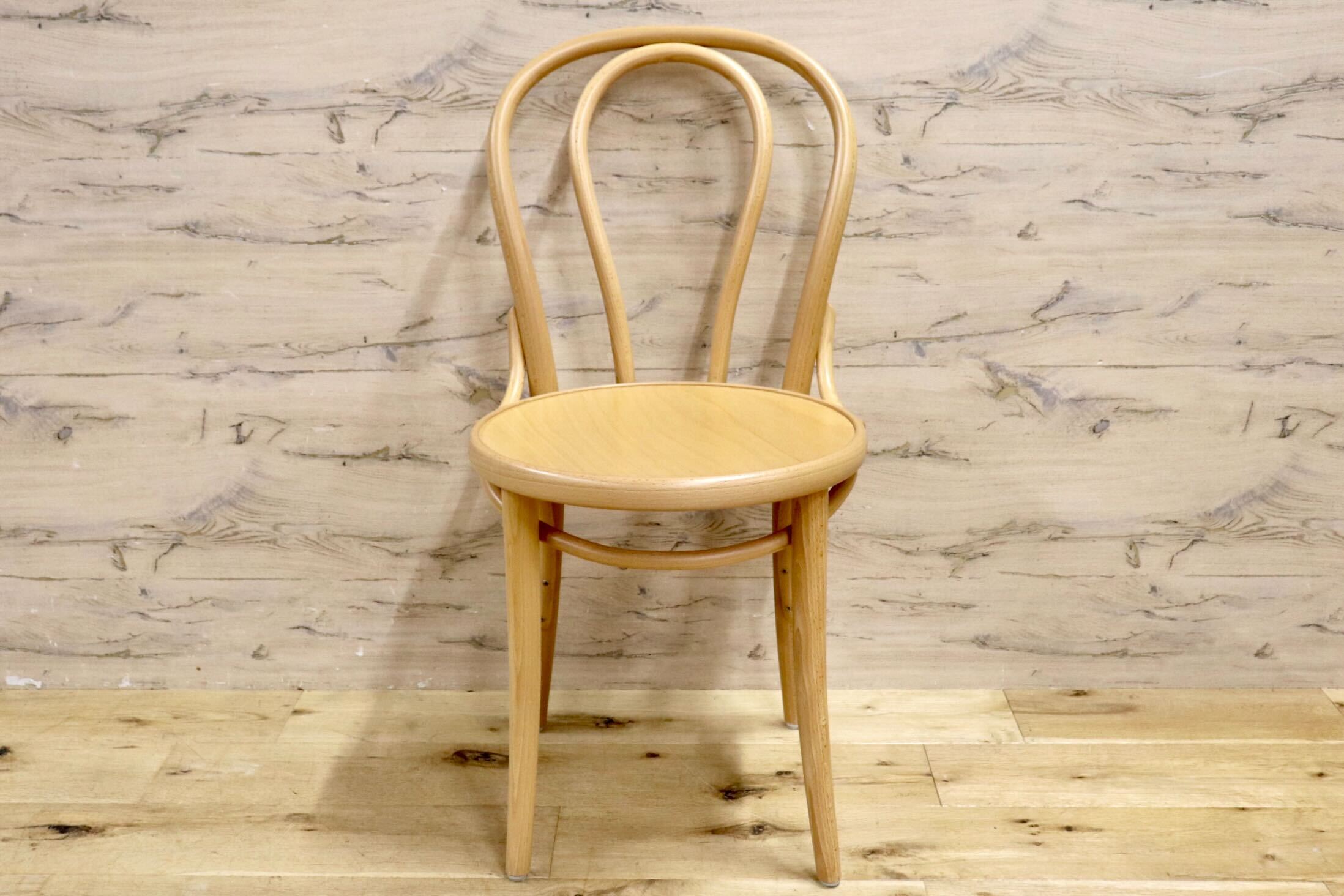 GMIK638○TON / トン チェコ製 ダイニングチェア ビーチ材 椅子 曲木 天然木 ナチュラル モダン カフェ 定価約4万 展示品