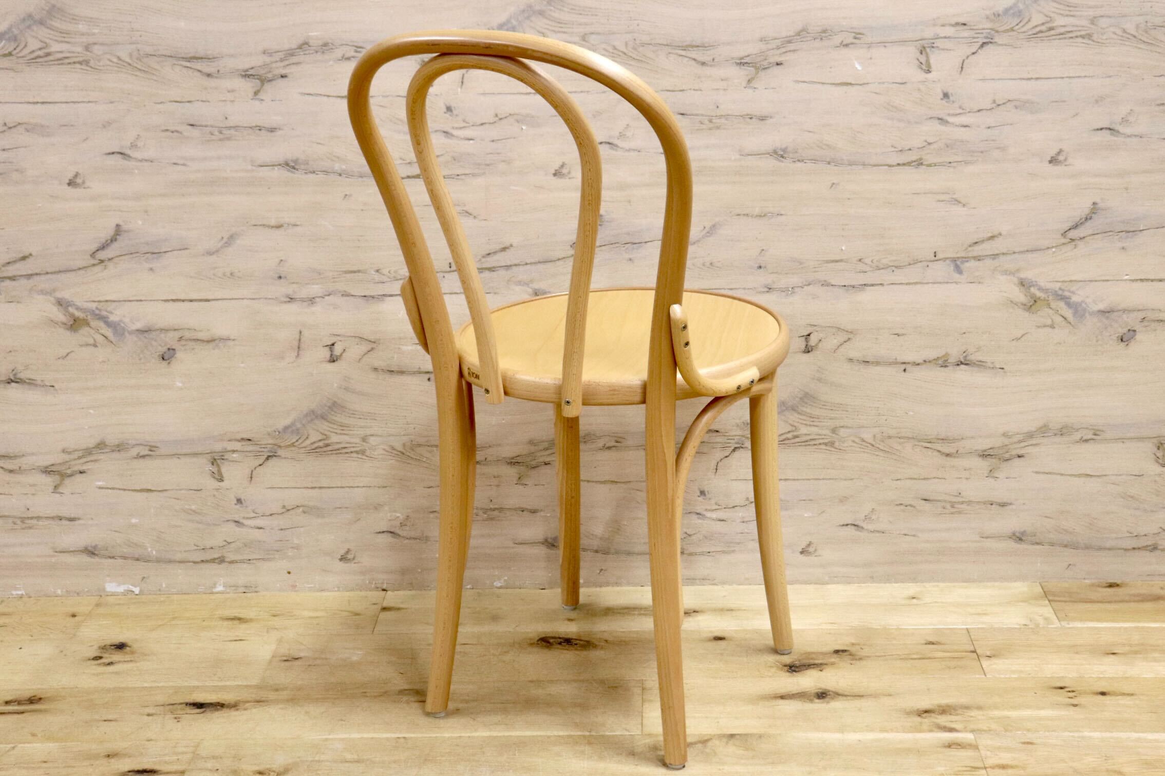 GMIK638○TON / トン チェコ製 ダイニングチェア ビーチ材 椅子 曲木 天然木 ナチュラル モダン カフェ 定価約4万 展示品