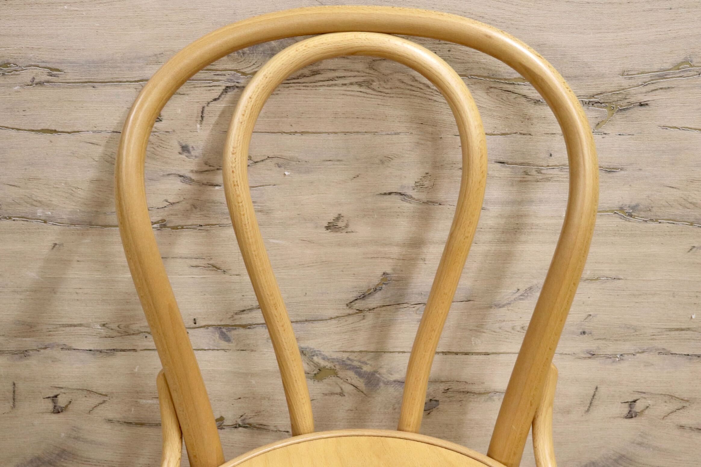 GMIK638○TON / トン チェコ製 ダイニングチェア ビーチ材 椅子 曲木 天然木 ナチュラル モダン カフェ 定価約4万 展示品