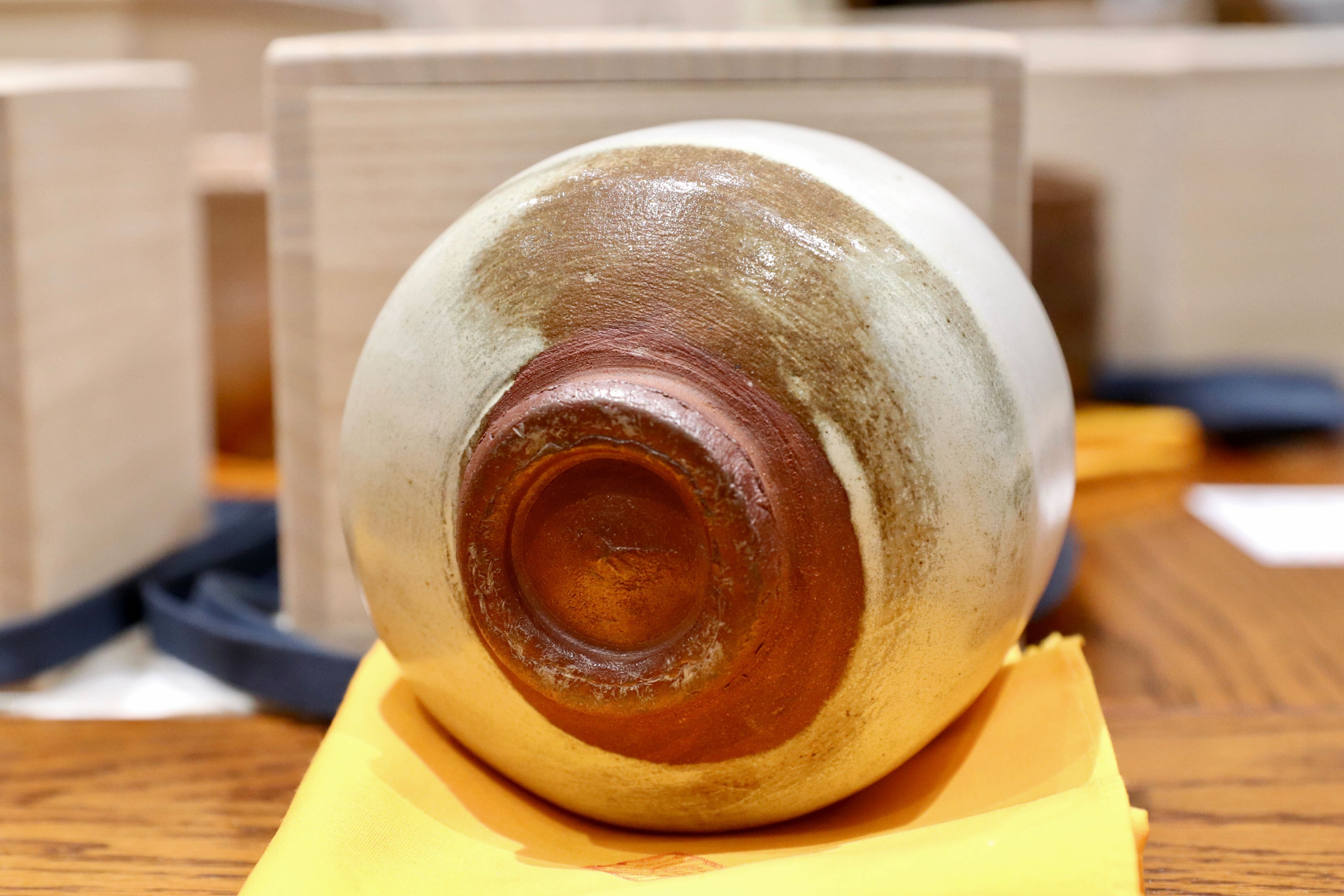 GMIO165○北村圭泉 圭泉窯 白釉茶碗 最高級 丹波焼 丹波篠山 陶磁器 未使用