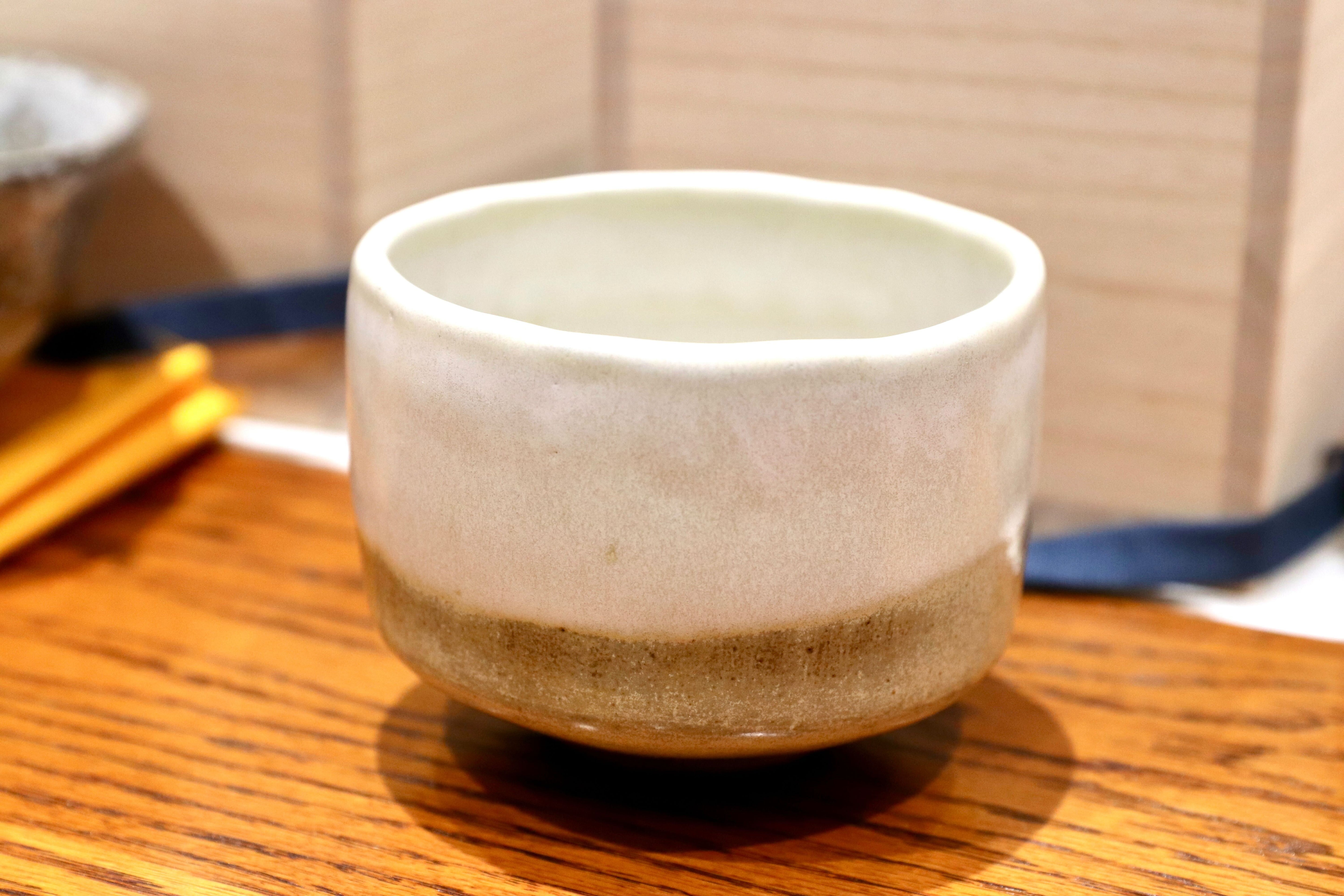 GMIO166○北村圭泉 圭泉窯 白釉茶碗 最高級 丹波焼 丹波篠山 陶磁器 未使用