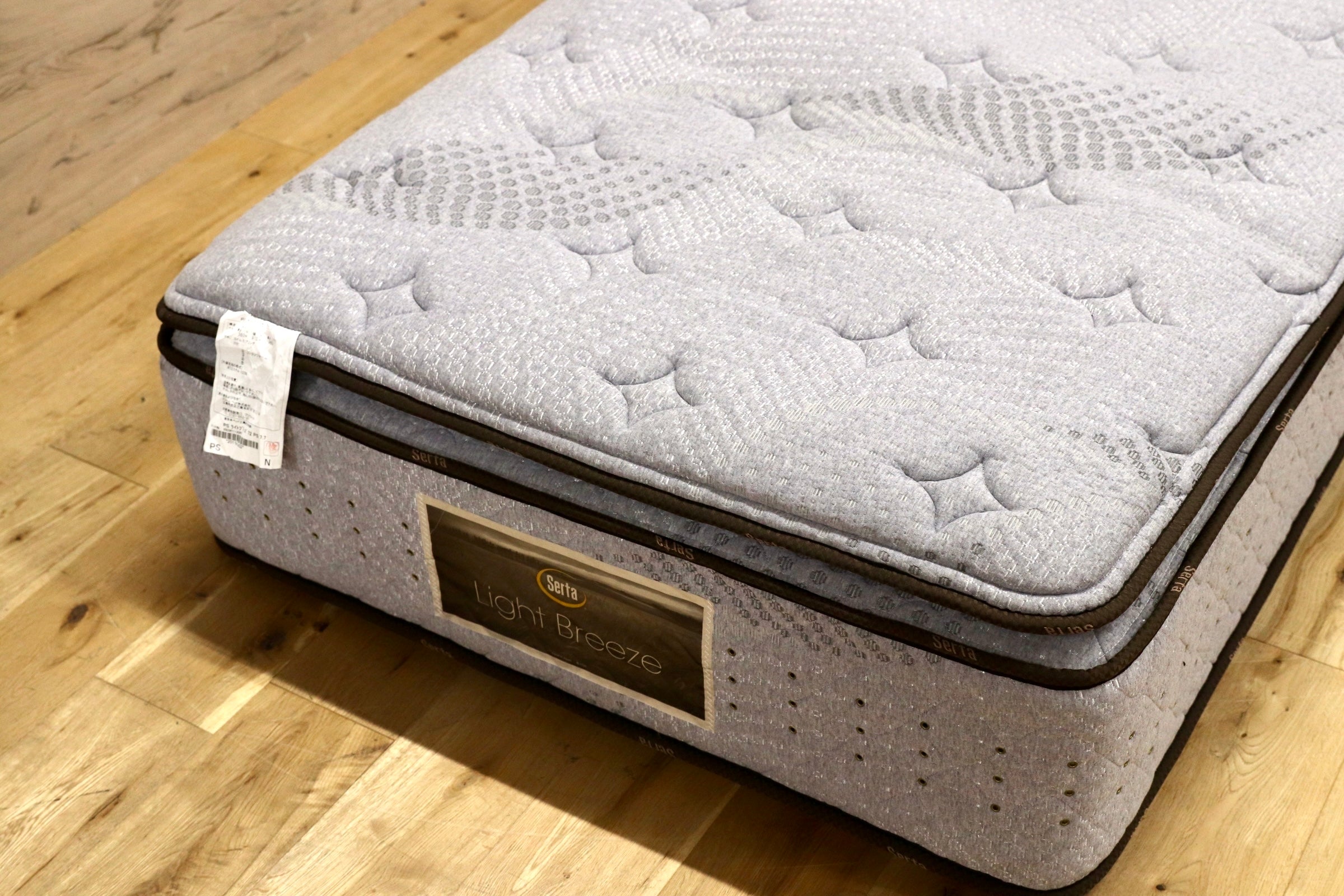 GMJH232○Serta / サータ ライトブリーズ72 PS7.7 ピローソフト パーソナルシングル ポケットコイル マットレス 定価約28万円 展示品