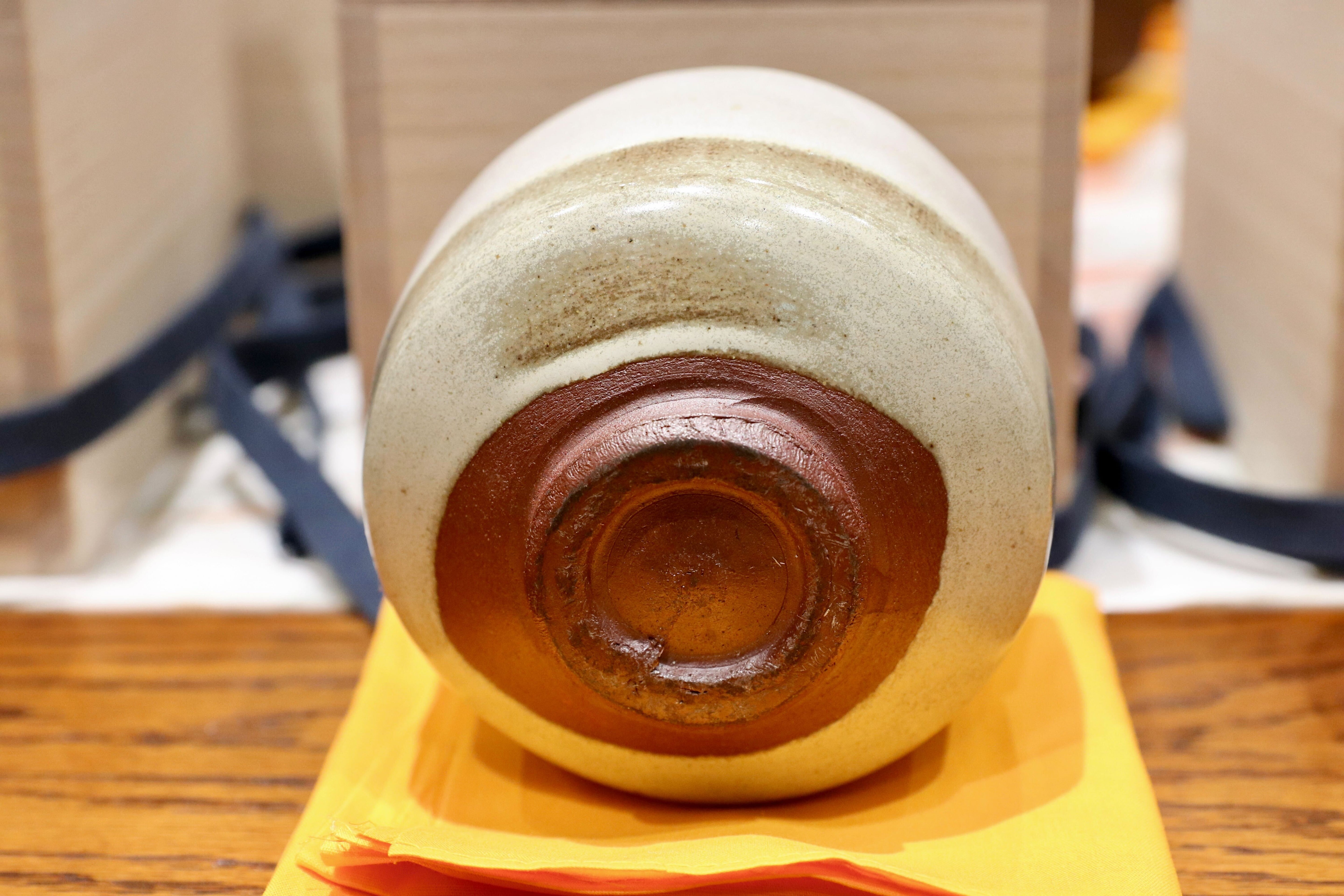 GMIO166○北村圭泉 圭泉窯 白釉茶碗 最高級 丹波焼 丹波篠山 陶磁器 未使用
