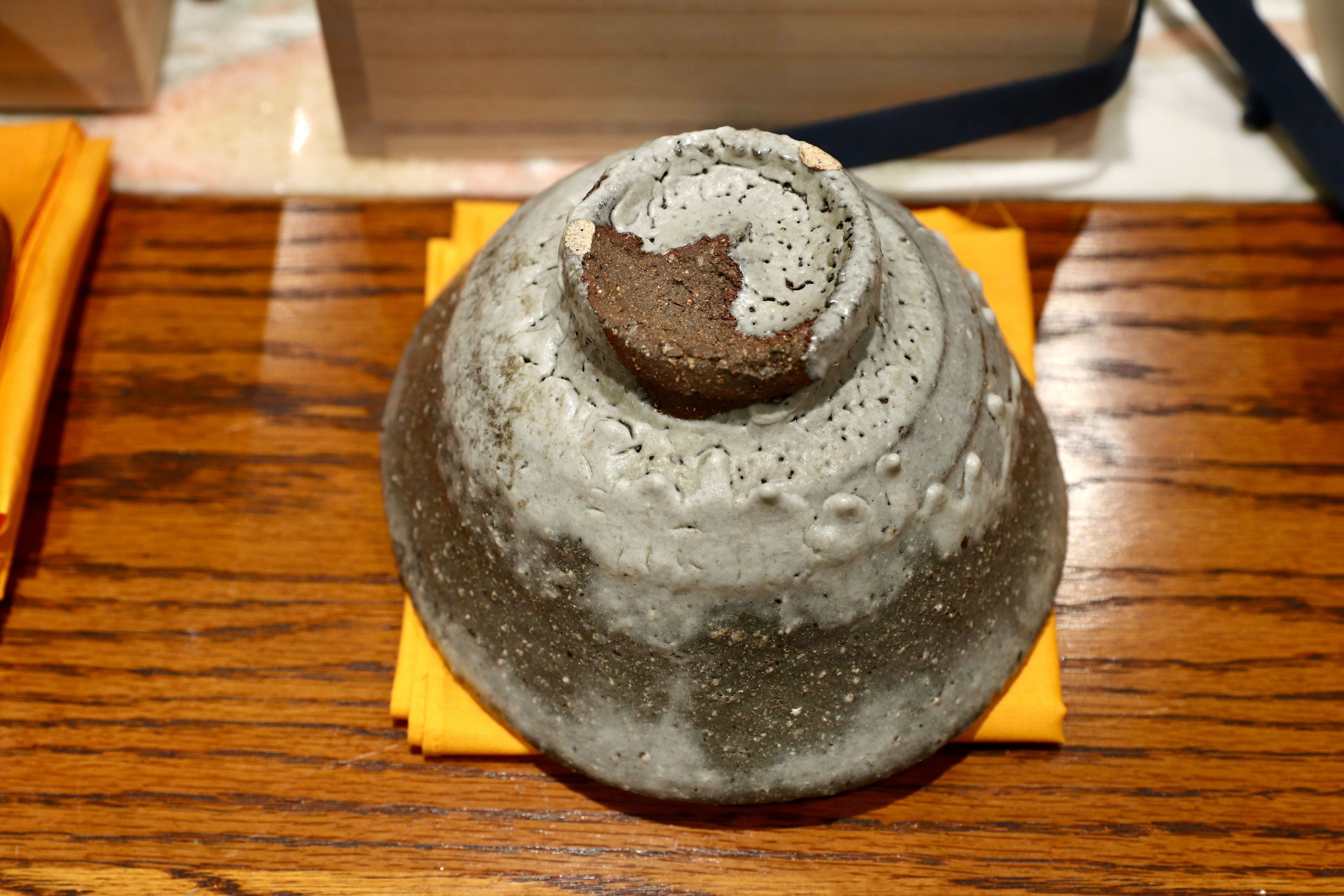 GMIO167○北村圭泉 圭泉窯 刷毛目茶碗 最高級 丹波焼 丹波篠山 陶磁器 未使用