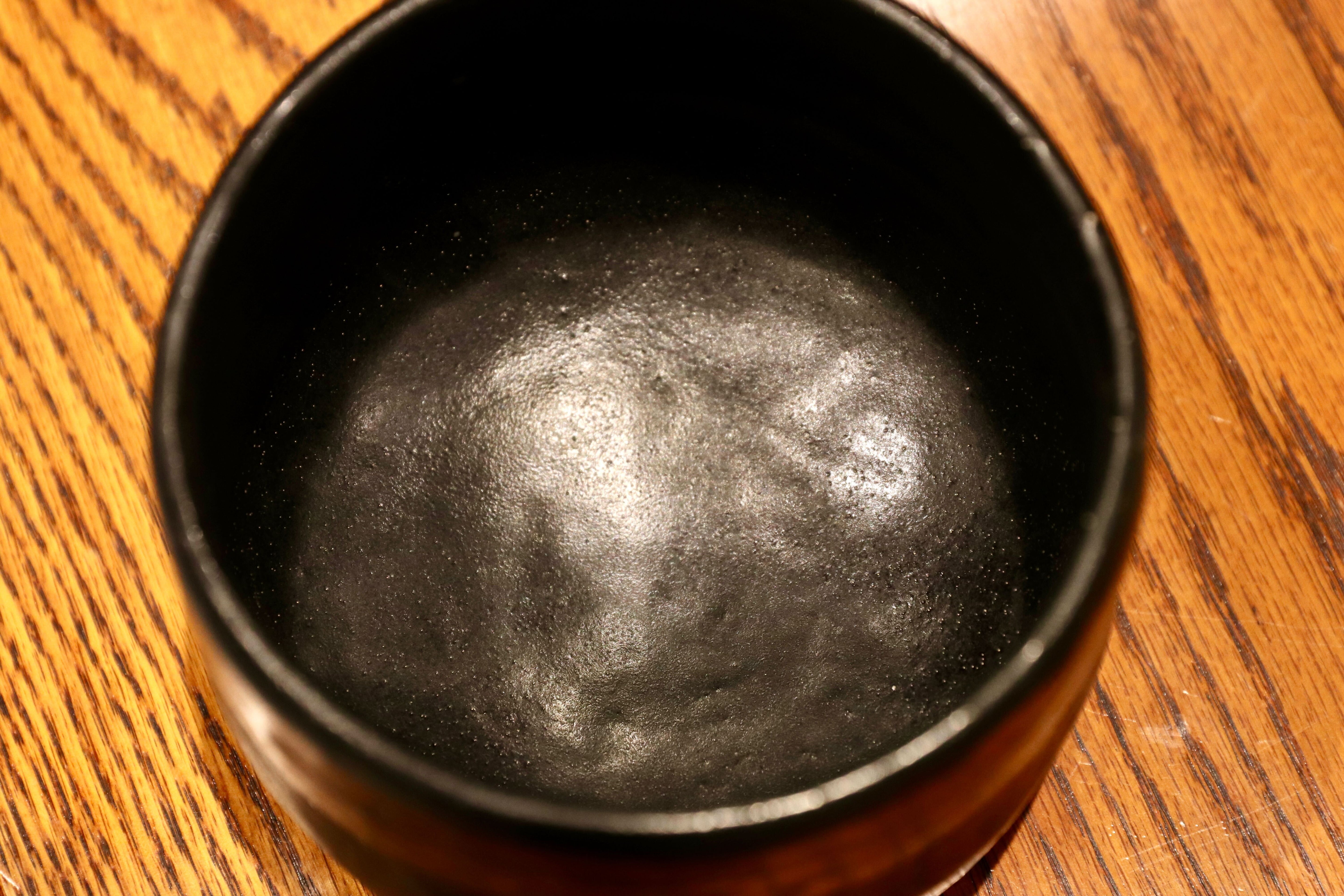 GMIO168○北村圭泉 圭泉窯 黒釉茶碗 最高級 丹波焼 丹波篠山 陶磁器 未使用