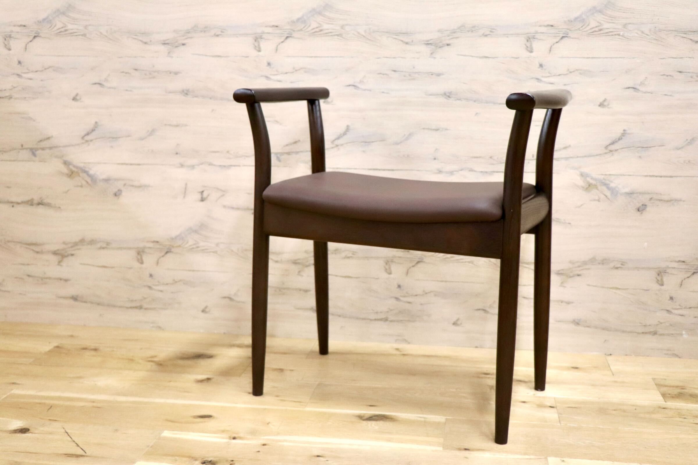 GMIS550◯maturite / マチュリテ Po Chair ポーチェアー オーク材 サイドチェア コンパクトスツール 定価約8.14万 飛騨産業 HIDA キツツキ