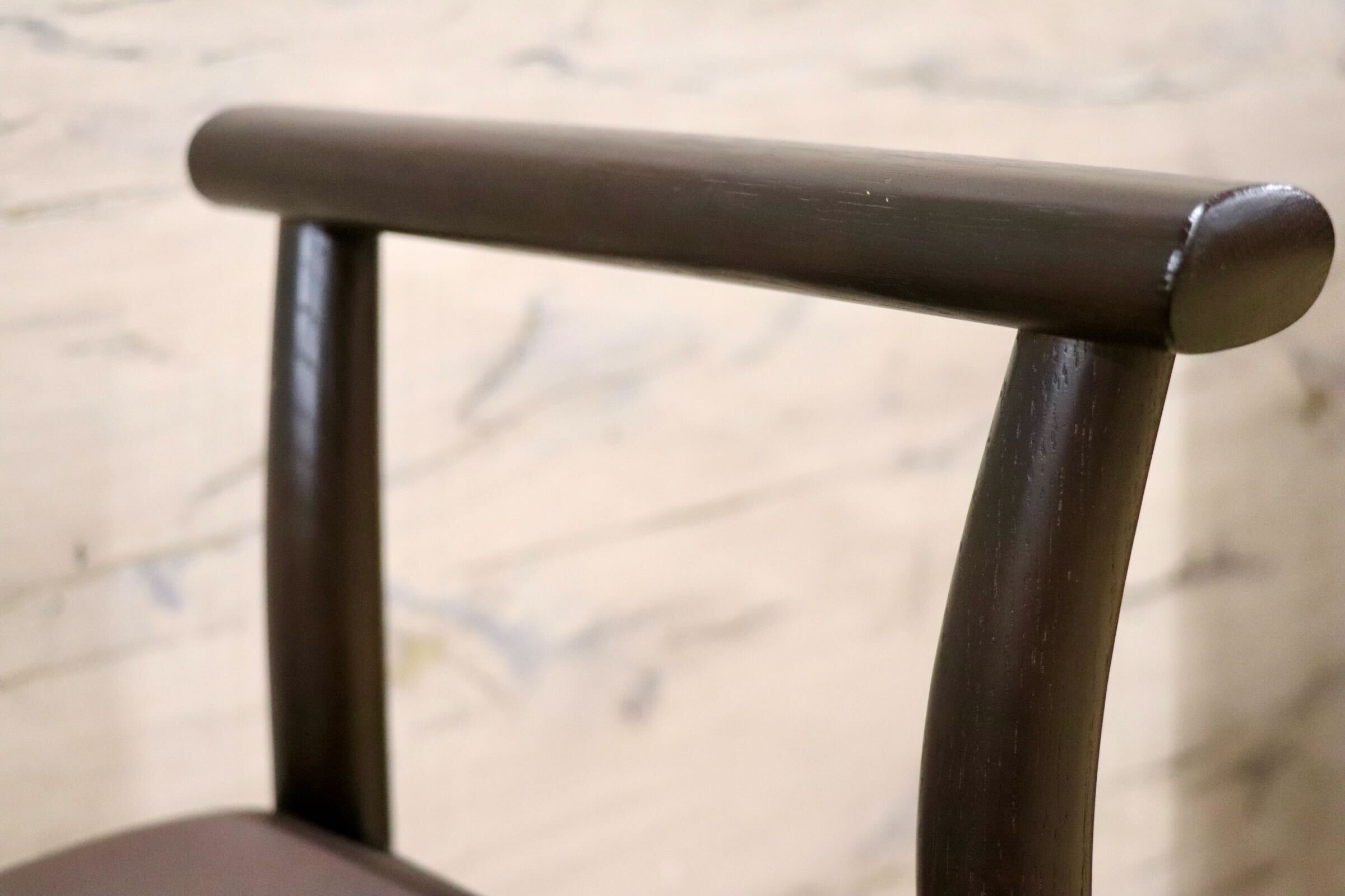 GMIS550◯maturite / マチュリテ Po Chair ポーチェアー オーク材 サイドチェア コンパクトスツール 定価約8.14万 飛騨産業 HIDA キツツキ