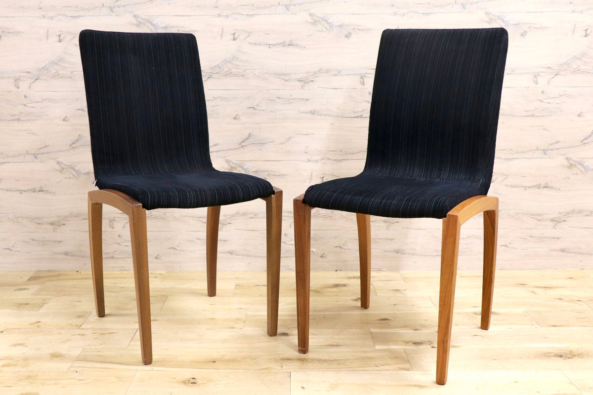 GMJS291B◯BoConcept / ボーコンセプト CUVE カーブ ダイニングチェア 食卓椅子 アームレスチェア カバーリング モダン 2脚セット