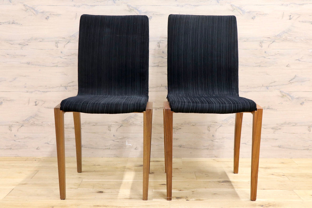 GMJS291B◯BoConcept / ボーコンセプト CUVE カーブ ダイニングチェア 食卓椅子 アームレスチェア カバーリング モダン 2脚セット