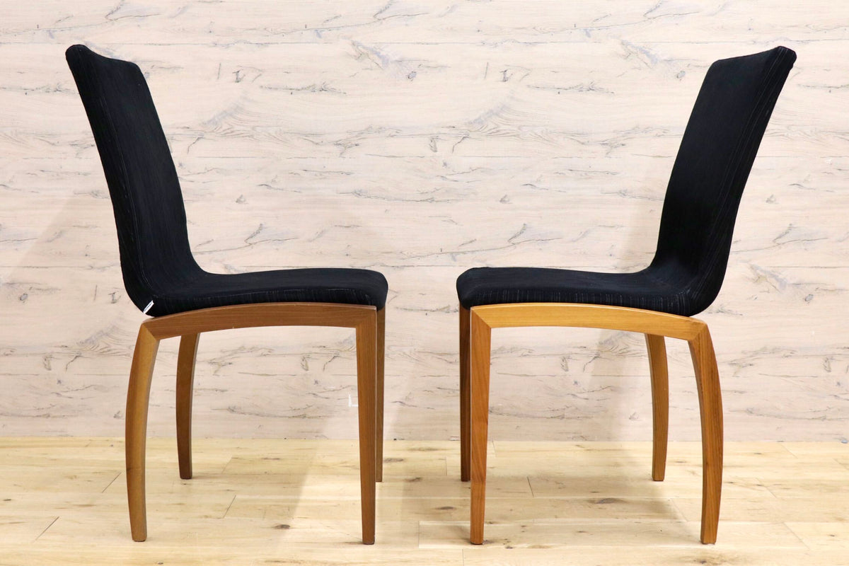 GMJS291B◯BoConcept / ボーコンセプト CUVE カーブ ダイニングチェア 食卓椅子 アームレスチェア カバーリング モダン 2脚セット