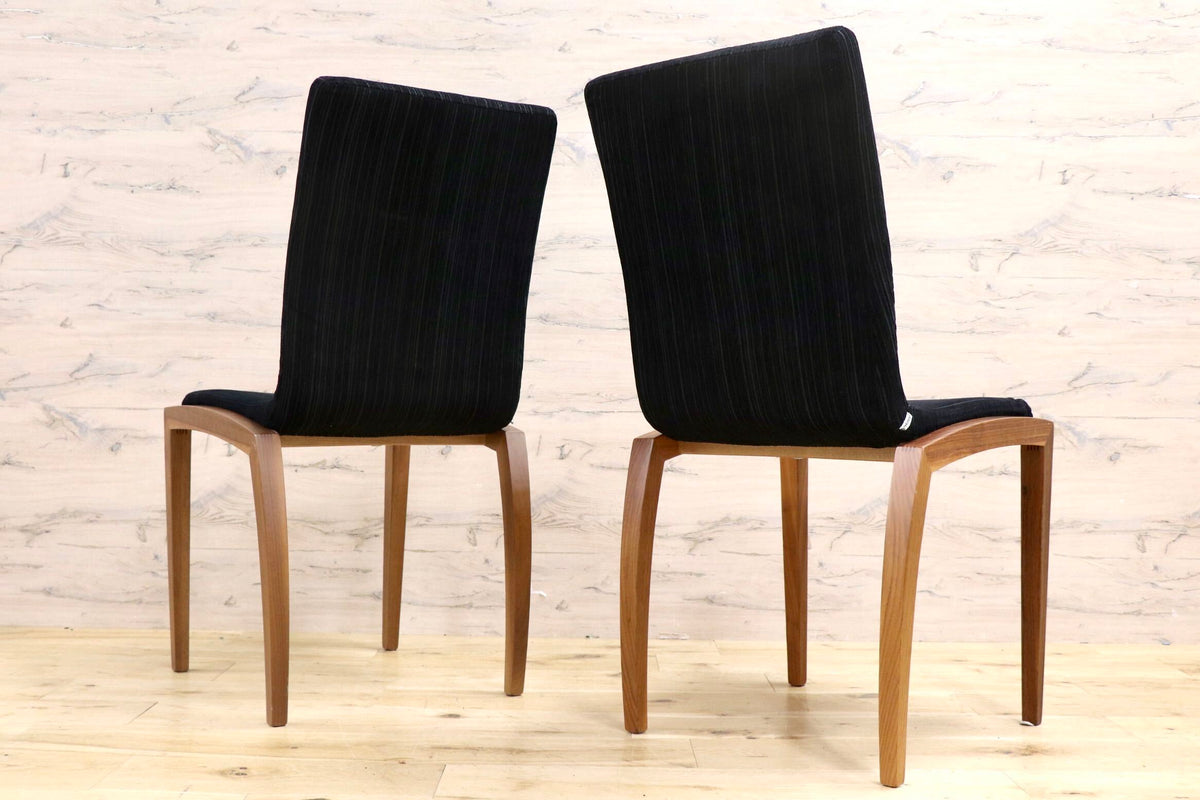 GMJS291B◯BoConcept / ボーコンセプト CUVE カーブ ダイニングチェア 食卓椅子 アームレスチェア カバーリング モダン 2脚セット
