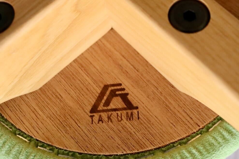 GMIK487A○匠工芸 / TAKUMI KOHGEI マッシュルームスツール MASHROOM STOOL Lサイズ 椅子 スタッキング 木製 グリーン