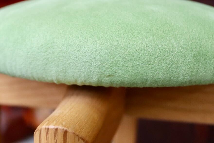 GMIK487A○匠工芸 / TAKUMI KOHGEI マッシュルームスツール MASHROOM STOOL Lサイズ 椅子 スタッキング 木製 グリーン