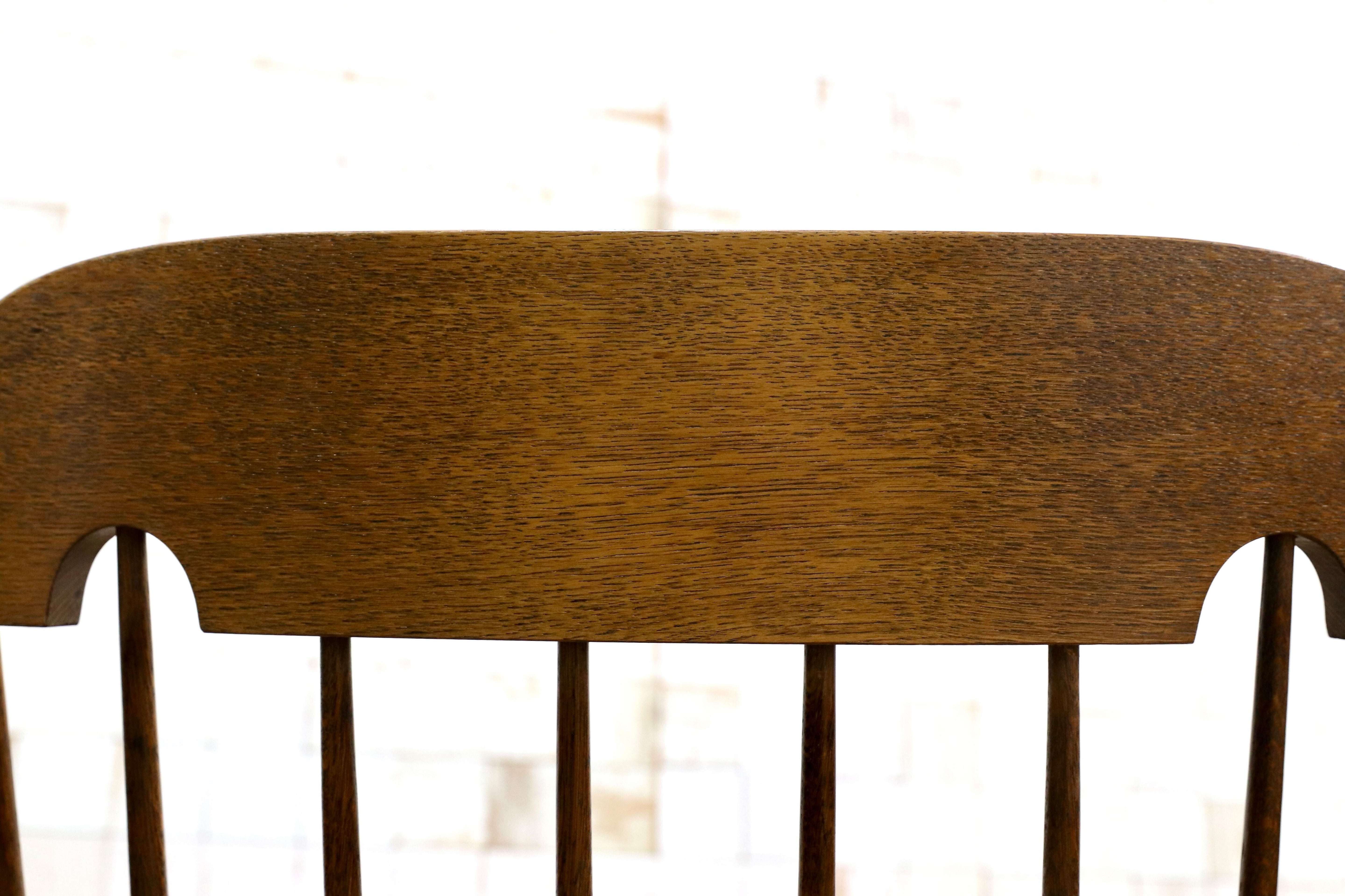 GMIS543○飛騨産業 / HIDA キツツキ ロッキングチェア 揺り椅子 オーク材 ヴィンテージ 古民家 カフェ ノスタルジック レトロ