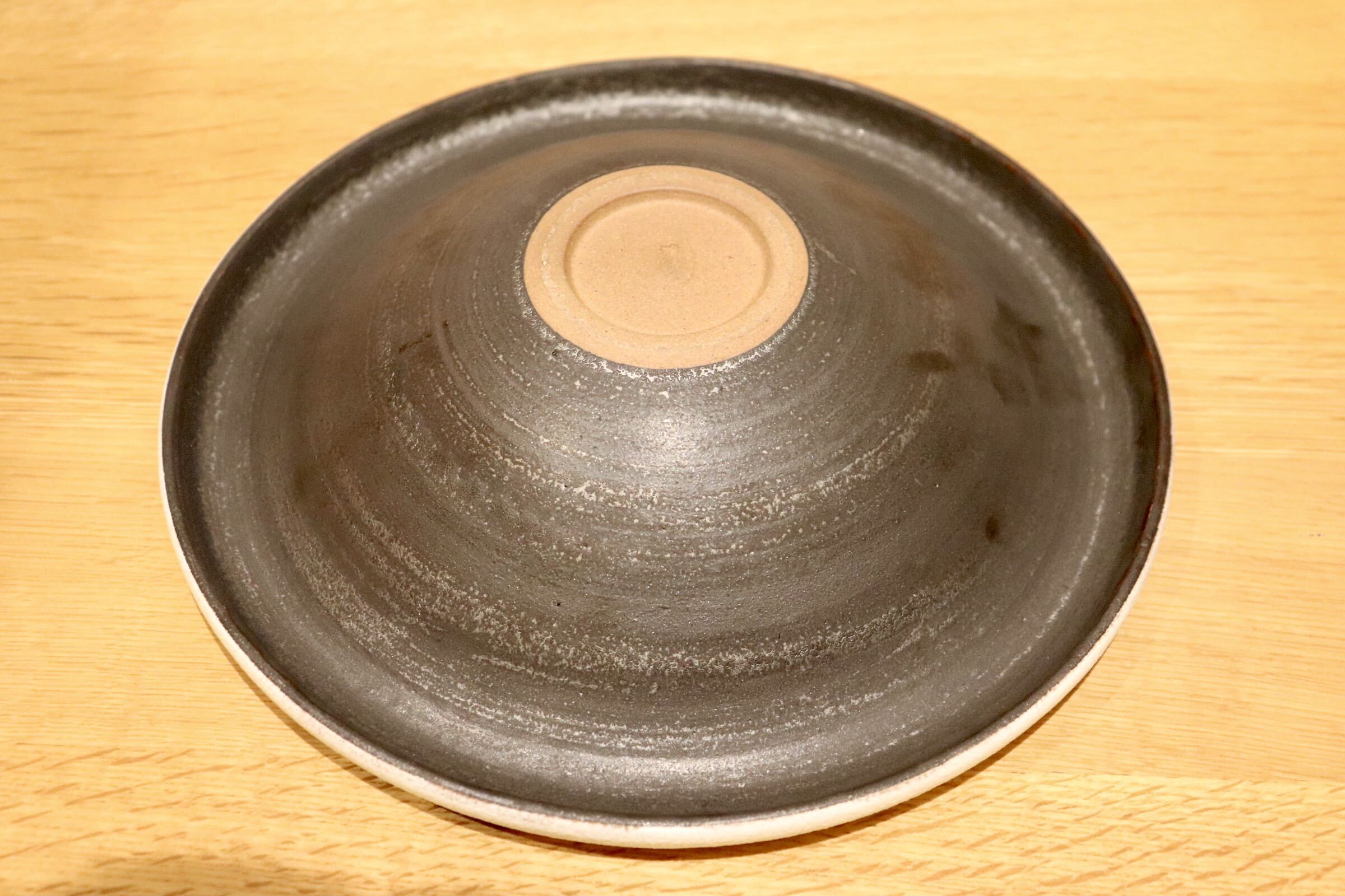 GMIO99C◯雅峰窯 丹波焼 丸鉢 大 大皿 ボウル 陶器 和食器 伝統工芸 丹波篠山 未使用