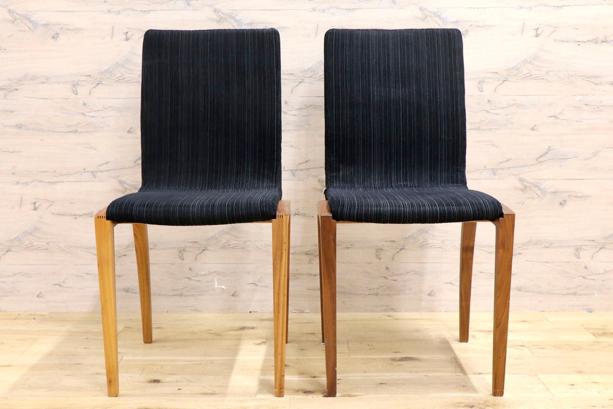 GMJS291C◯BoConcept / ボーコンセプト CUVE カーブ ダイニングチェア 食卓椅子 アームレスチェア カバーリング モダン 2脚セット