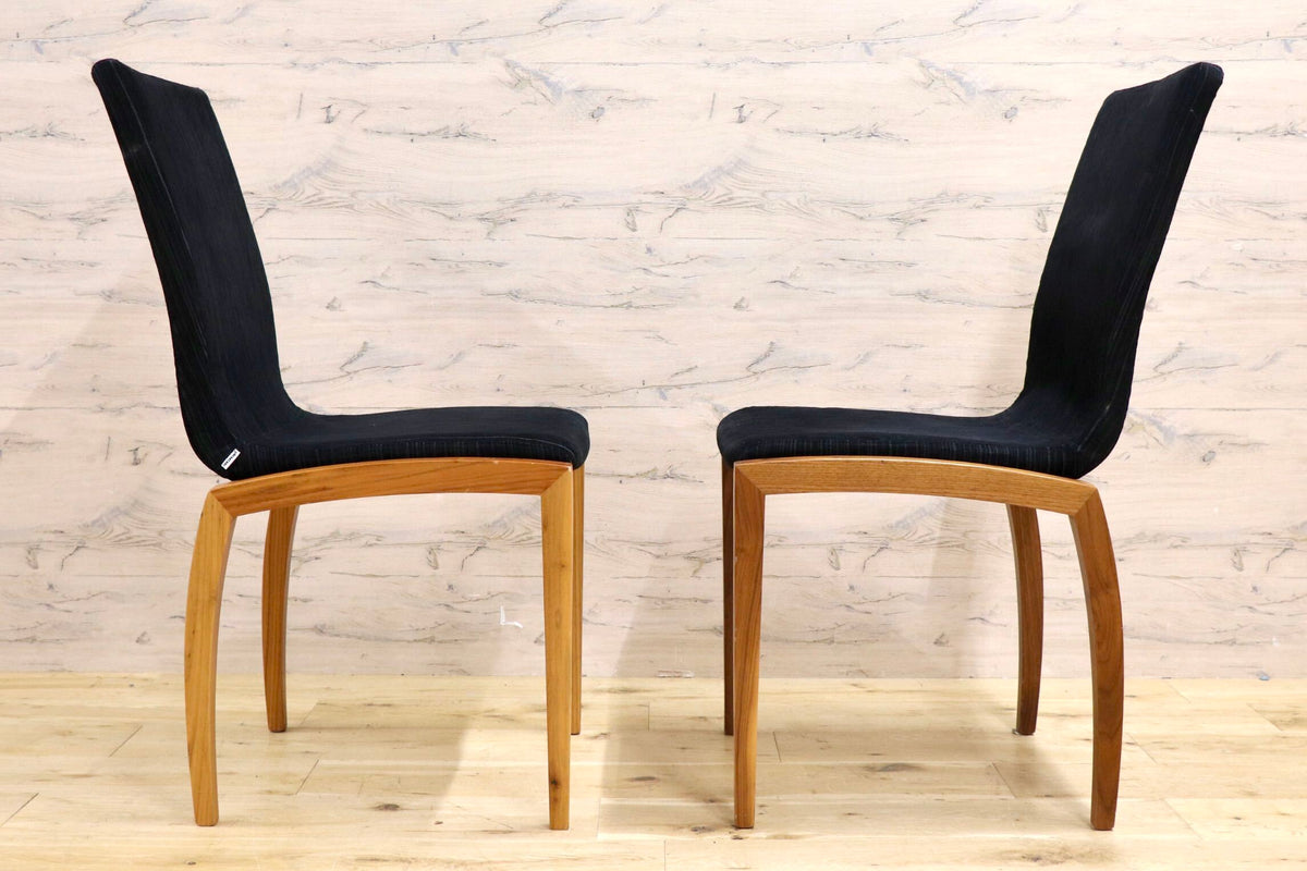 GMJS291C◯BoConcept / ボーコンセプト CUVE カーブ ダイニングチェア 食卓椅子 アームレスチェア カバーリング モダン 2脚セット