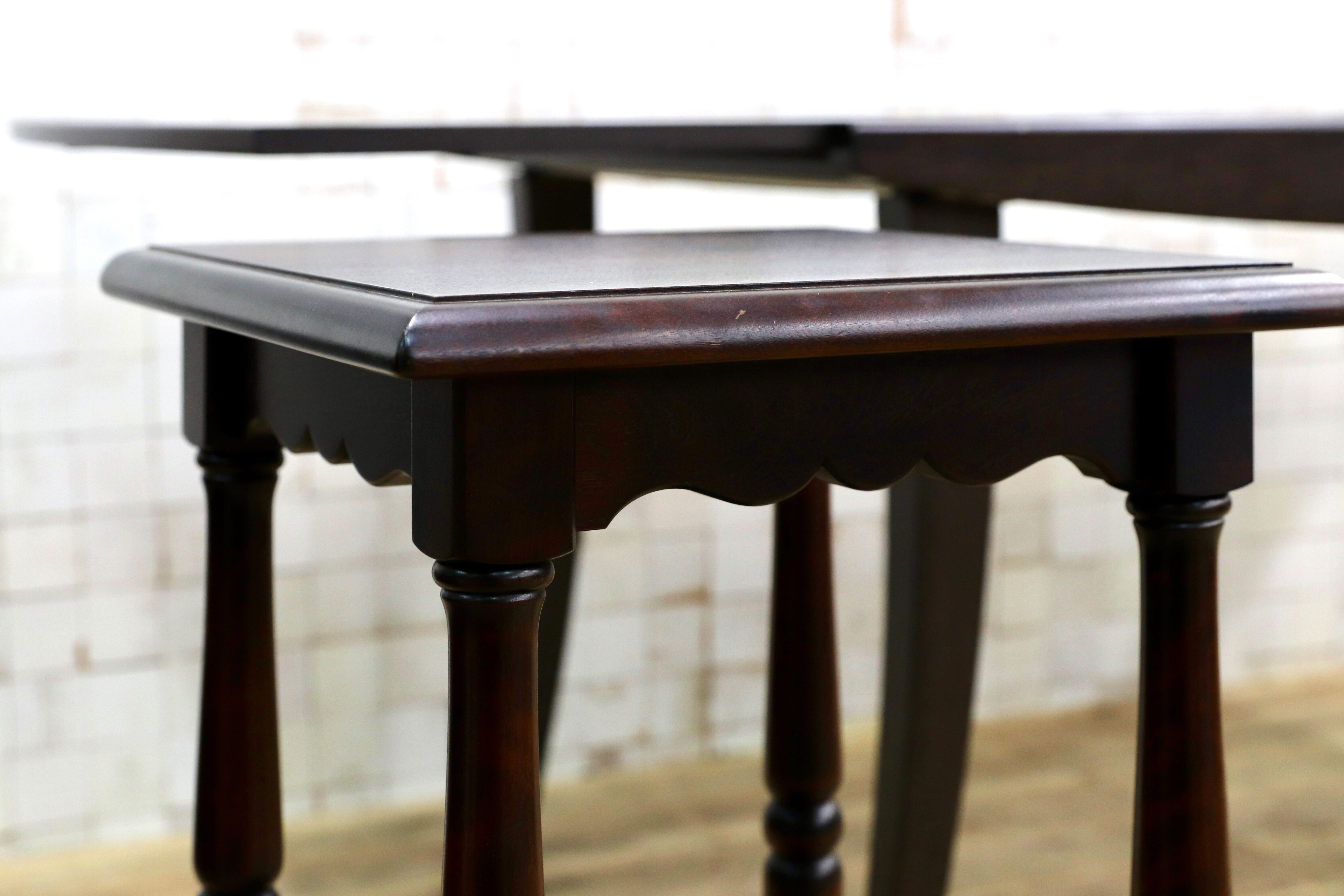 GMIS543C○北海道民芸家具 花台 飾り台 樺材 飛騨産業 和家具 レトロ 和モダン アンティーク 民藝 サイドテーブル