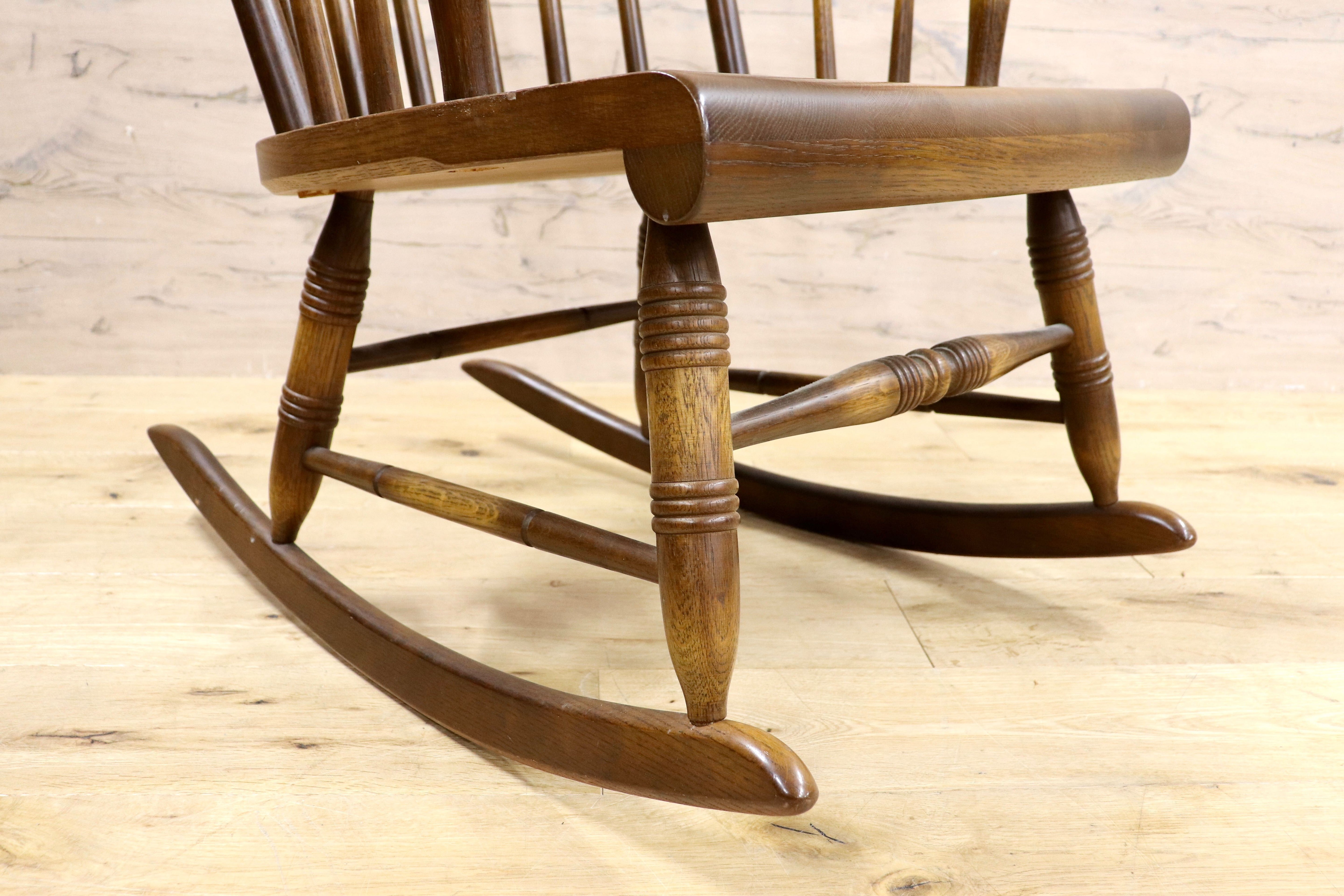 GMIS376○飛騨産業 / HIDA キツツキ 穂高 ロッキングチェア 揺り椅子 カントリー 古民家 レトロ ヴィンテージ アンティーク 無垢 木製家具