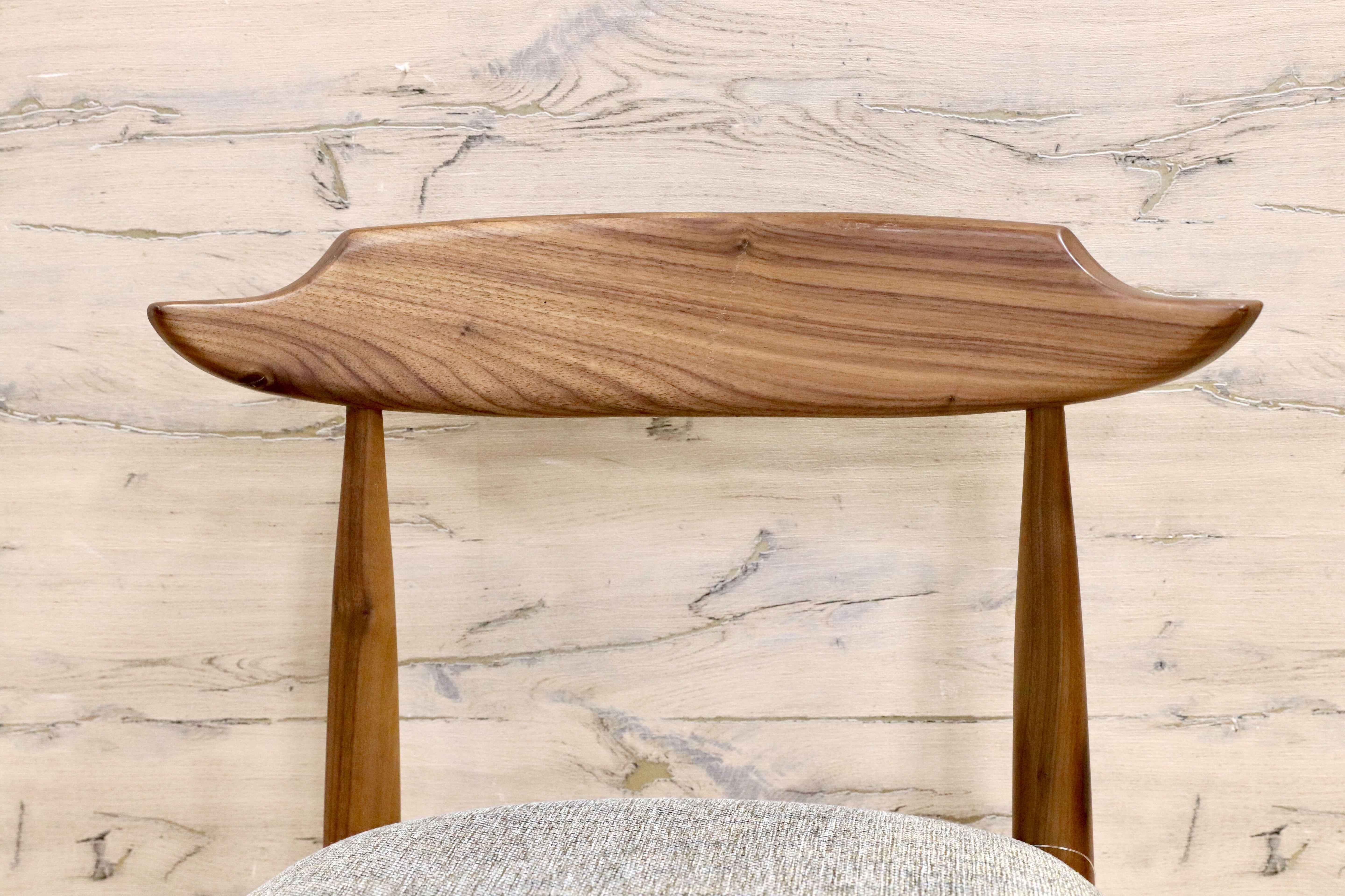 GMHN174A○桜屋工業 CHERRY チェリー ウォールナット材 ダイニングチェア 椅子 北欧スタイル 展示品