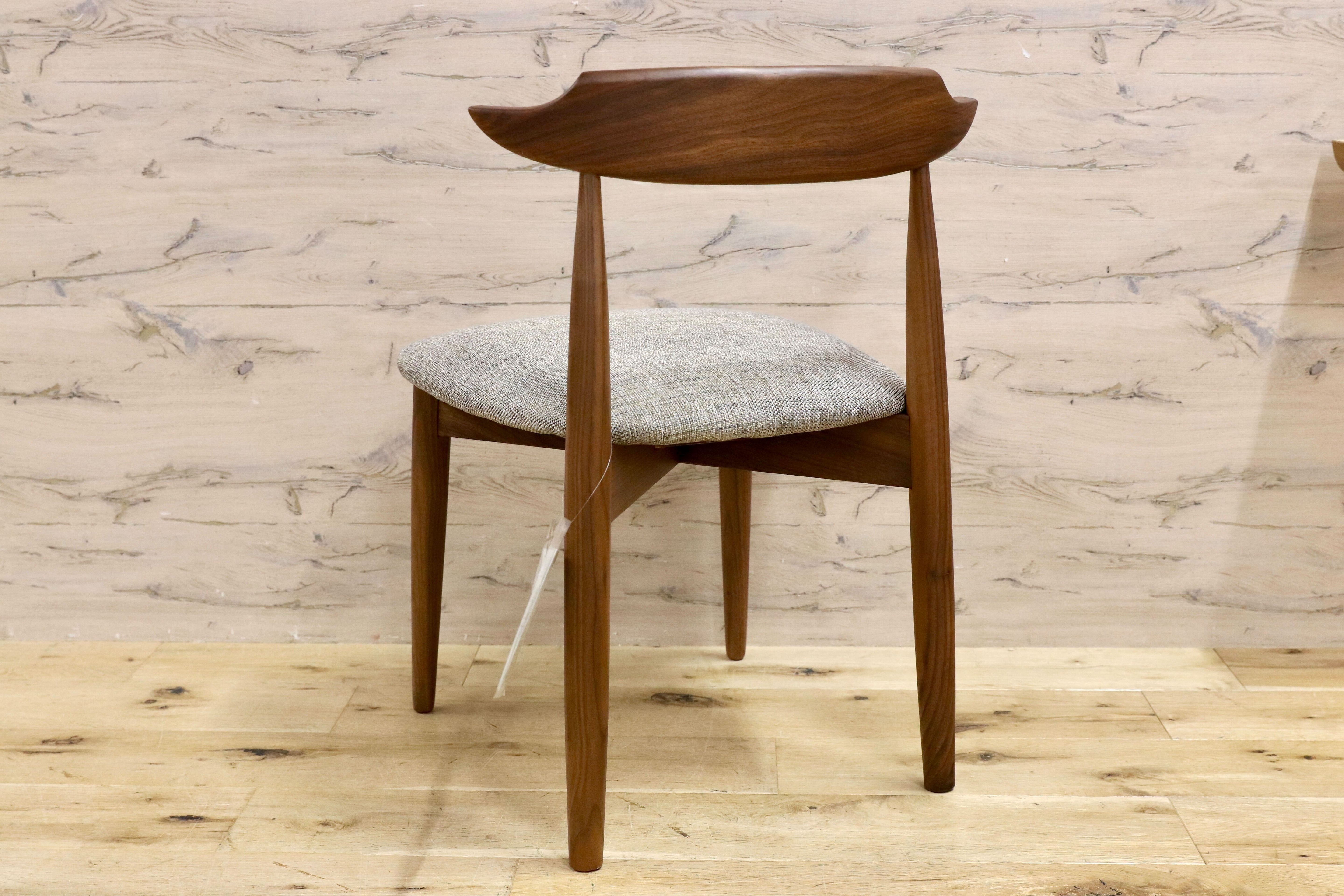 GMHN174A○桜屋工業 CHERRY チェリー ウォールナット材 ダイニングチェア 椅子 北欧スタイル 展示品