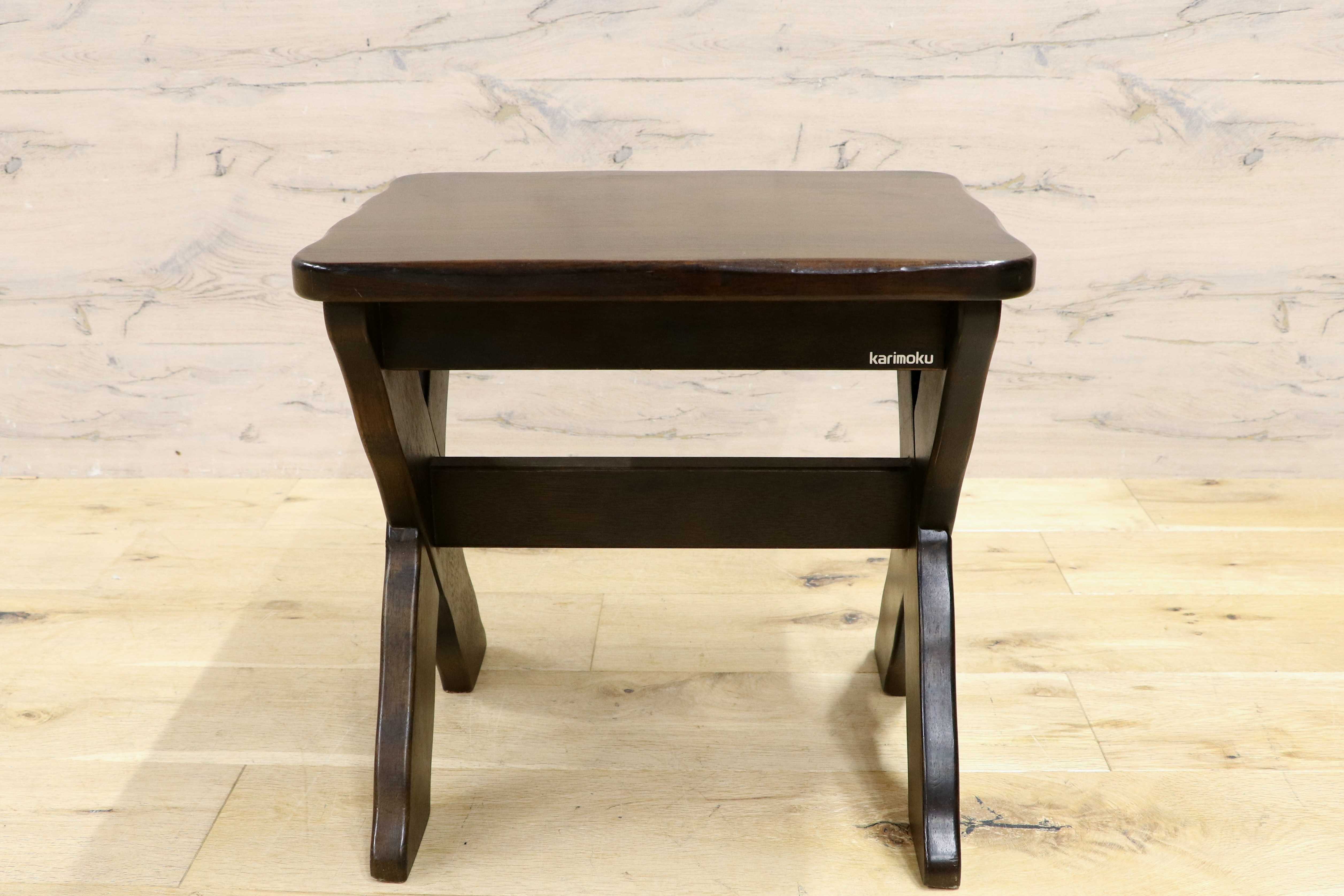 GMIH173F○karimoku / カリモク RUSTIC ルスティック スツール 椅子 花台 飾り台 ナチュラル シンプル ヴィンテージ