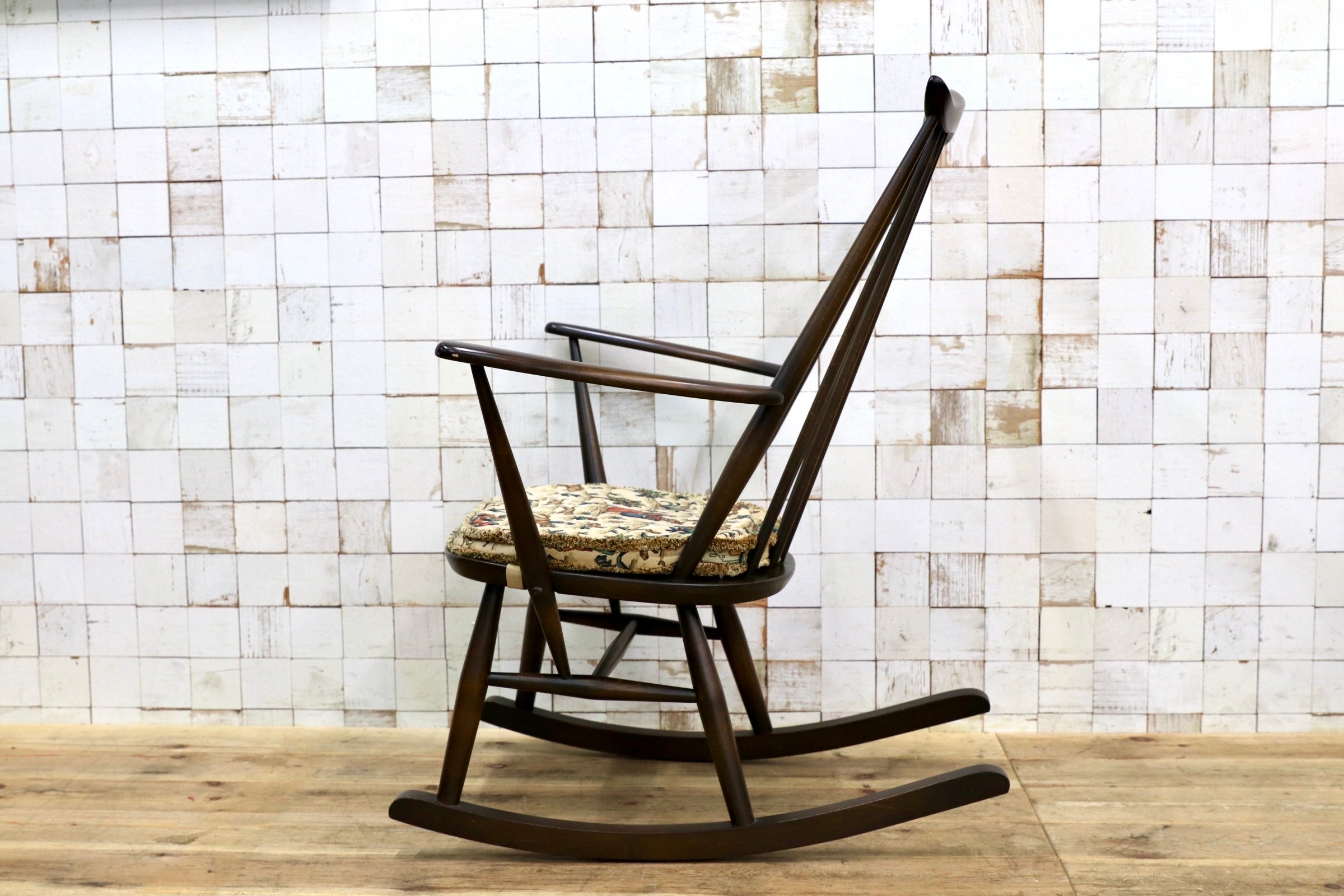 GMJS189○ERCOL / アーコール Goldsmith ゴールドスミス ロッキングチェア エルム材 ビーチ材 英国 アンティーク ヴィンテージ