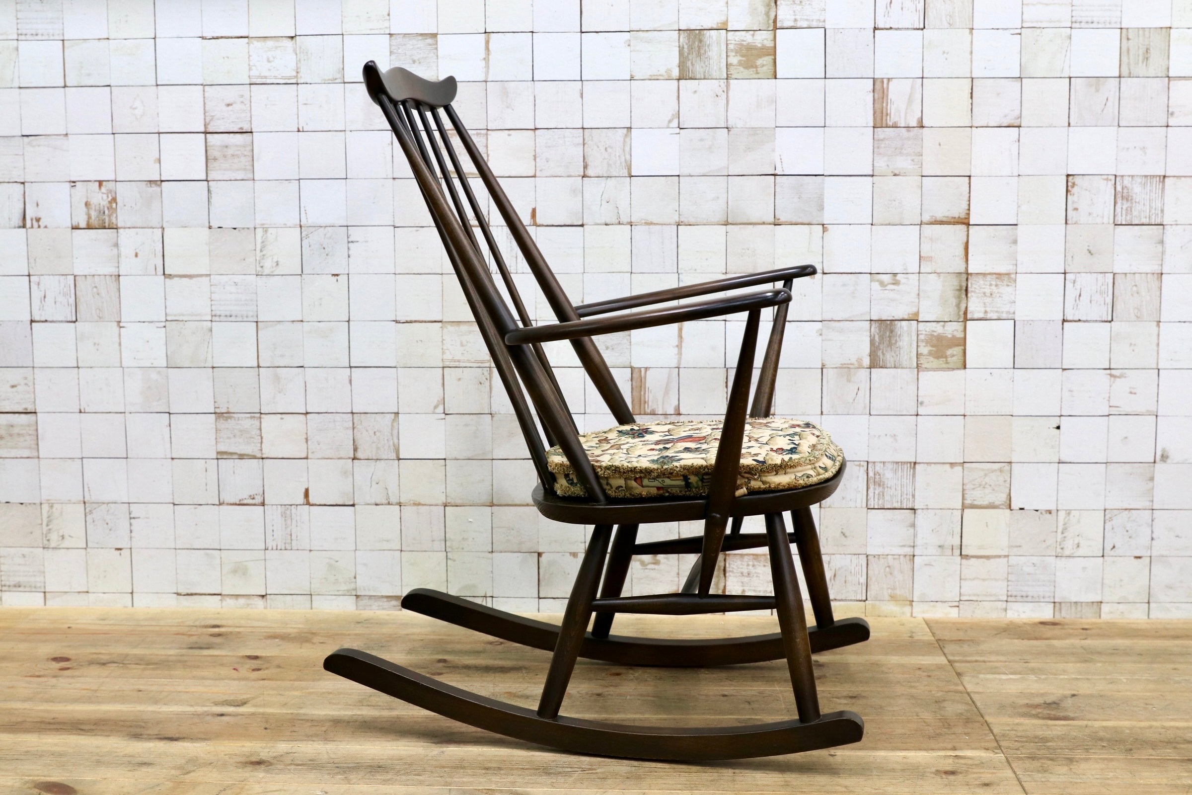 GMJS189○ERCOL / アーコール Goldsmith ゴールドスミス ロッキングチェア エルム材 ビーチ材 英国 アンティーク ヴィンテージ