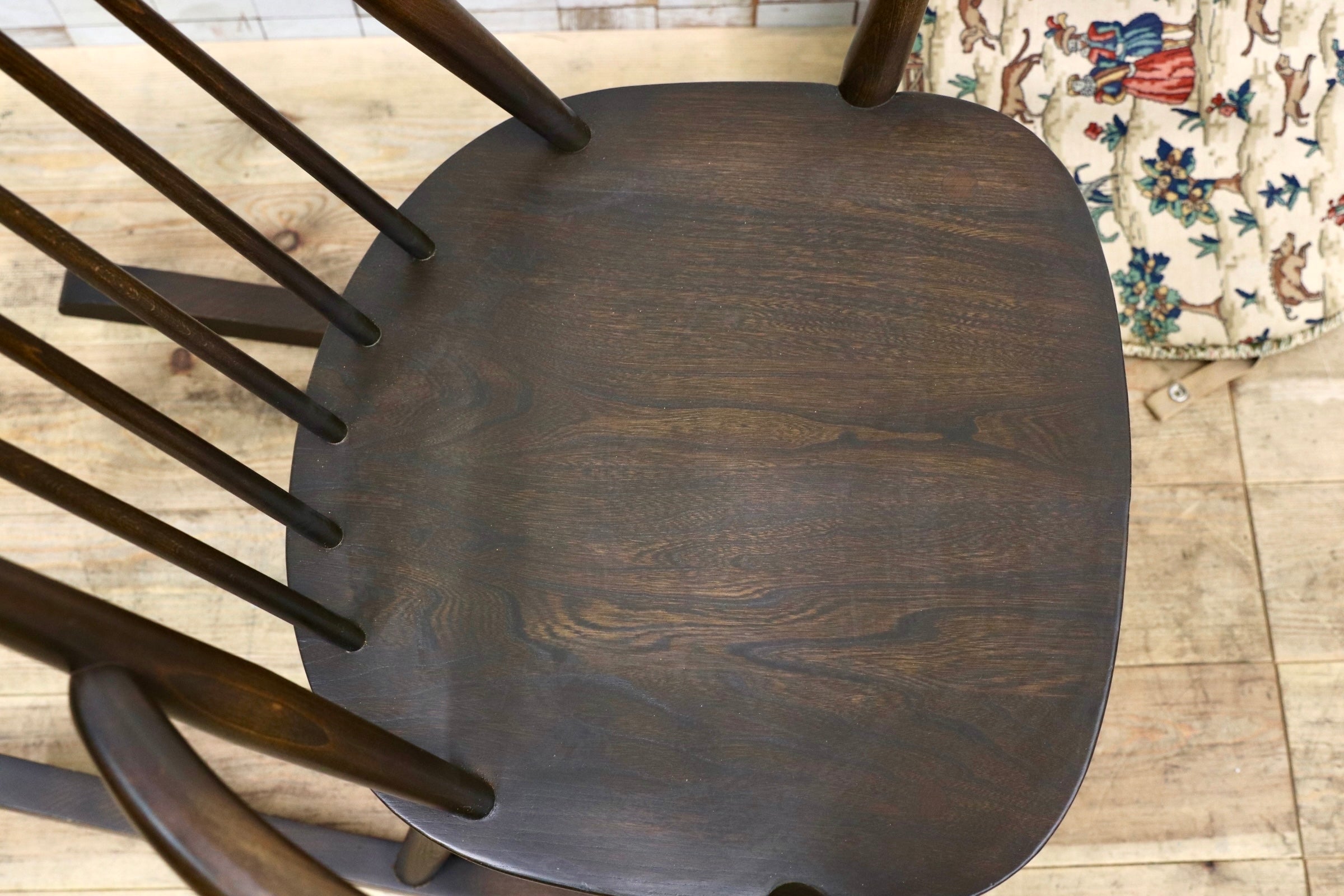 GMJS189○ERCOL / アーコール Goldsmith ゴールドスミス ロッキングチェア エルム材 ビーチ材 英国 アンティーク ヴィンテージ