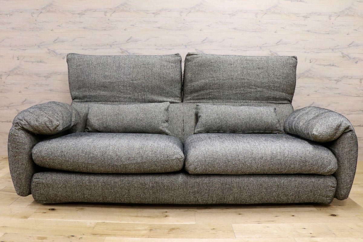 GMJH341○HUKLA / フクラ 3人掛けソファ エディナ EDINA ハイバックソファ ファブリック カバーリング モダン 定価約65万