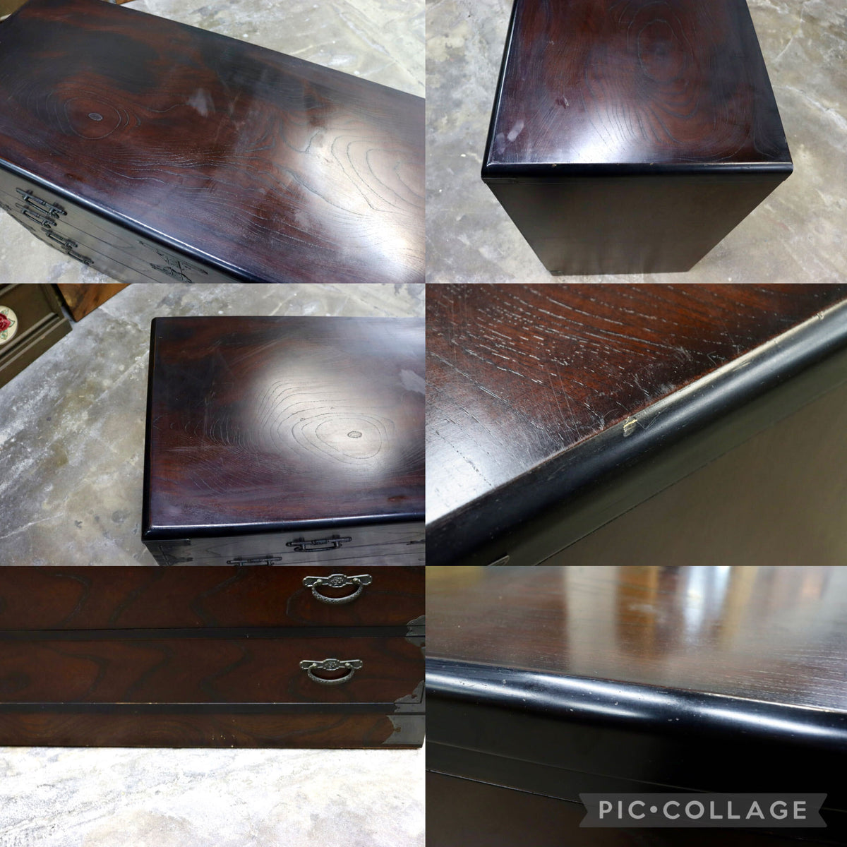 GMJS254◯民芸家具 整理箪笥 チェスト 和箪笥 時代箪笥 収納家具 レトロ 和家具 和モダン 和室 古民家 インテリア 検）筑後民芸
