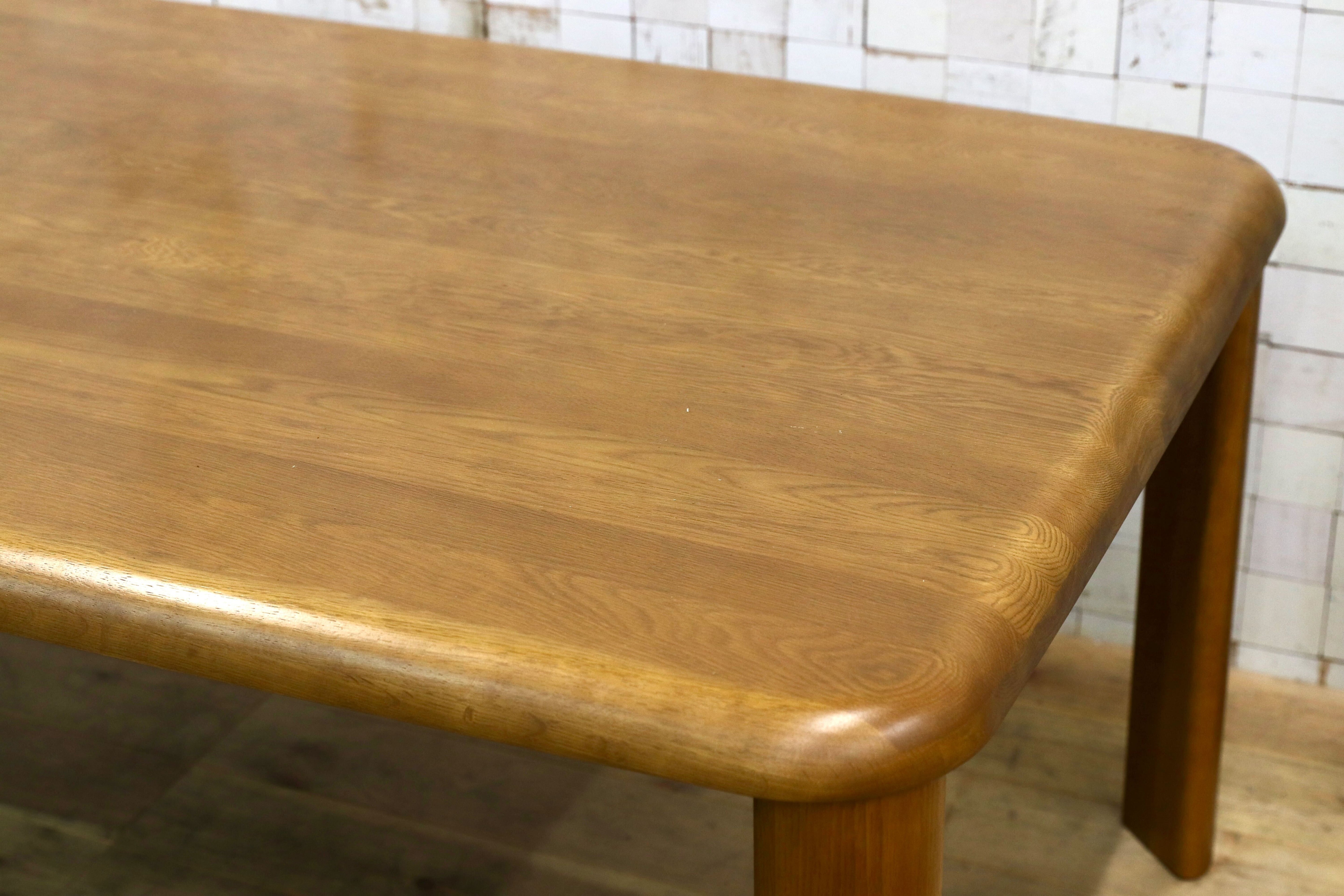 GMIS547○浜本工芸 / HAMAMOTO 楢材 ダイニングテーブル 食卓テーブル ブラウン 国産家具